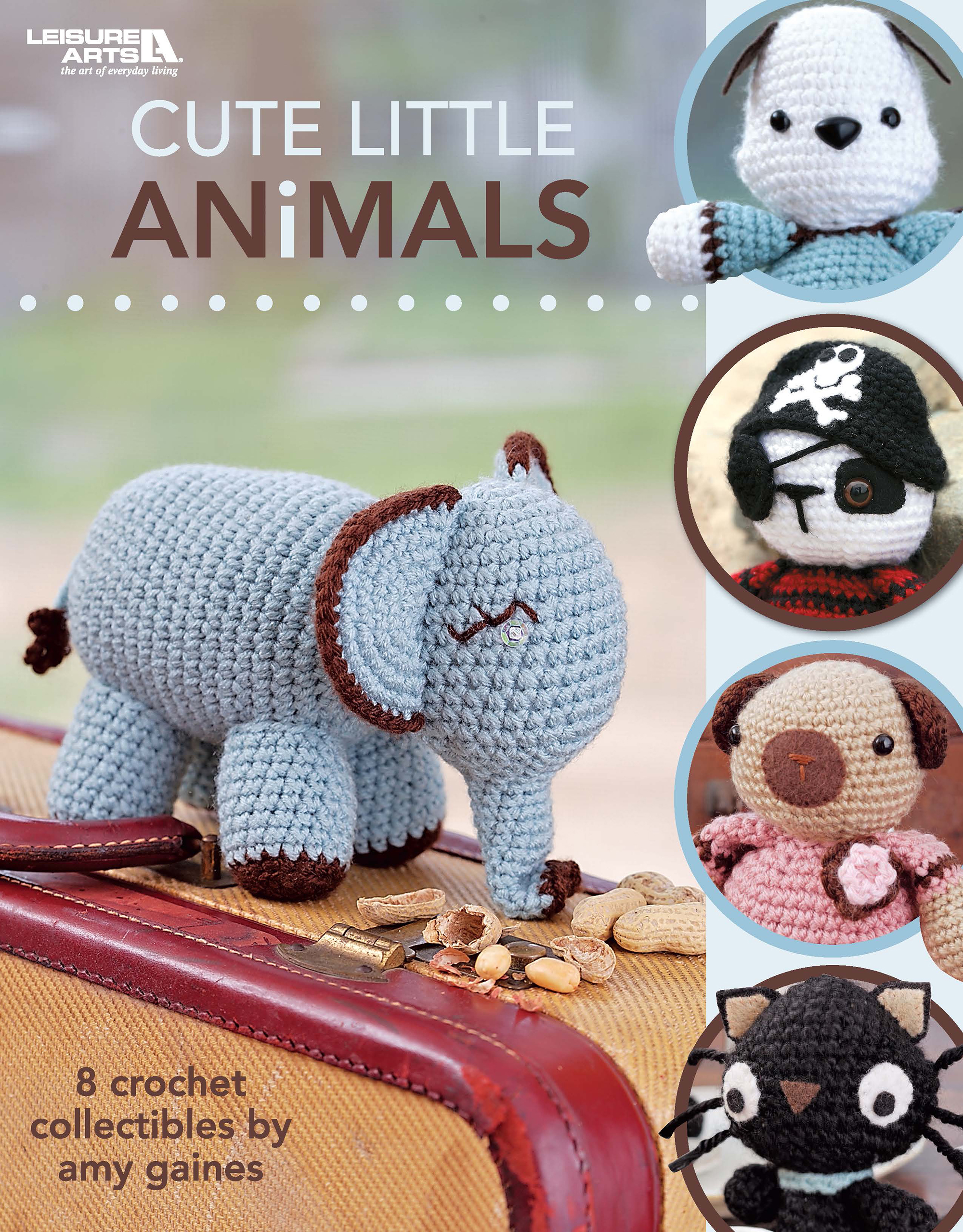Leisure Arts Cute Little Animals Crochet Book