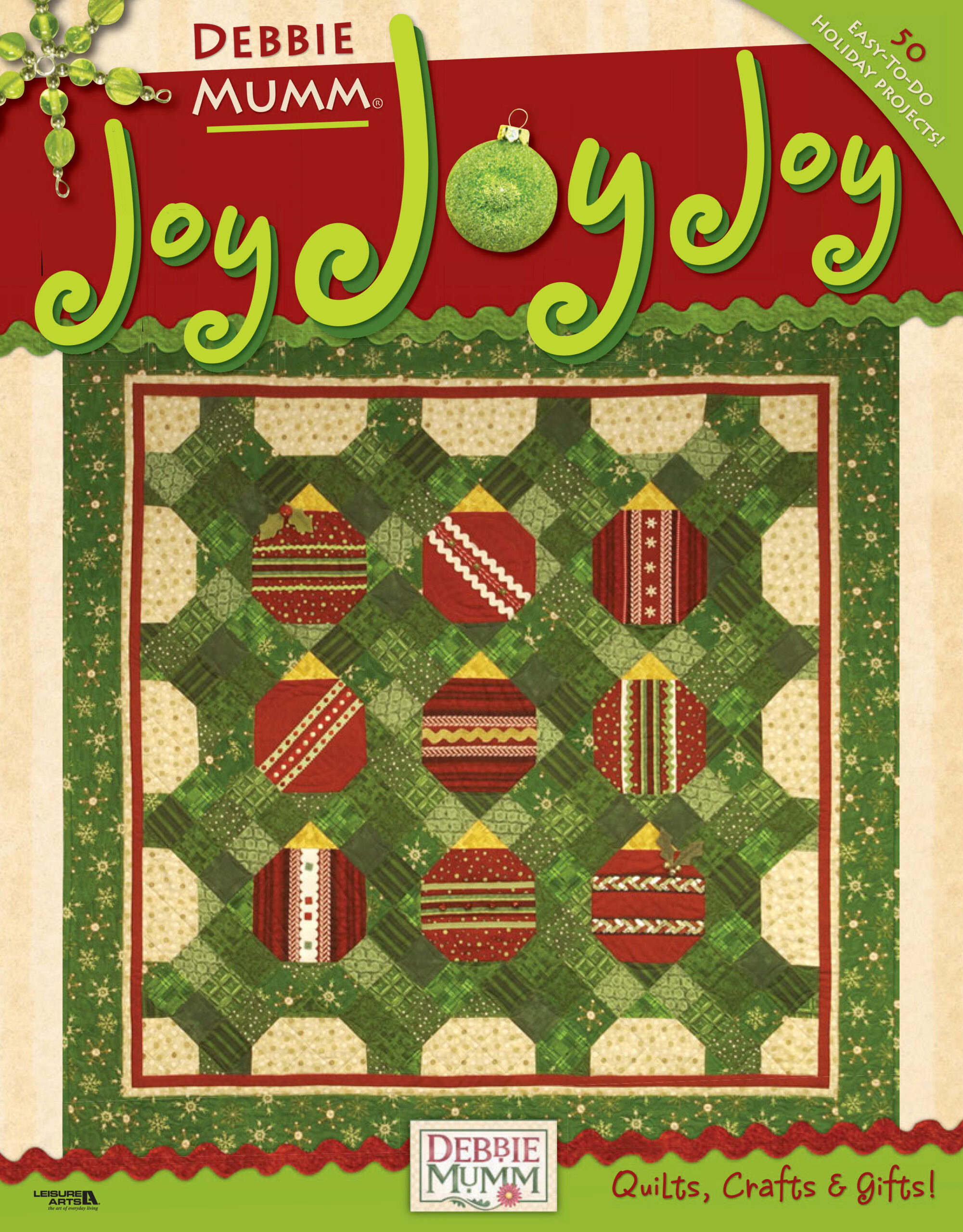 Leisure Arts Joy Joy Joy Debbie Mumm Quilt eBook