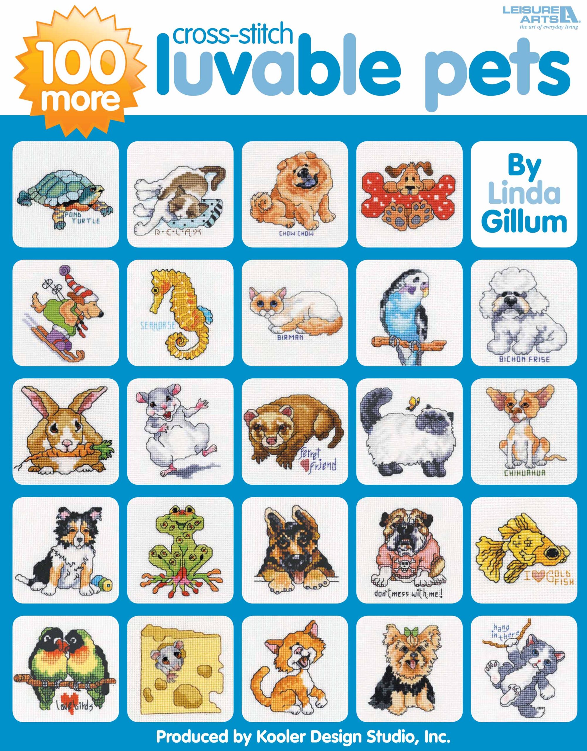 Leisure Arts 100 More Luvable Cross Stitch Pets eBook