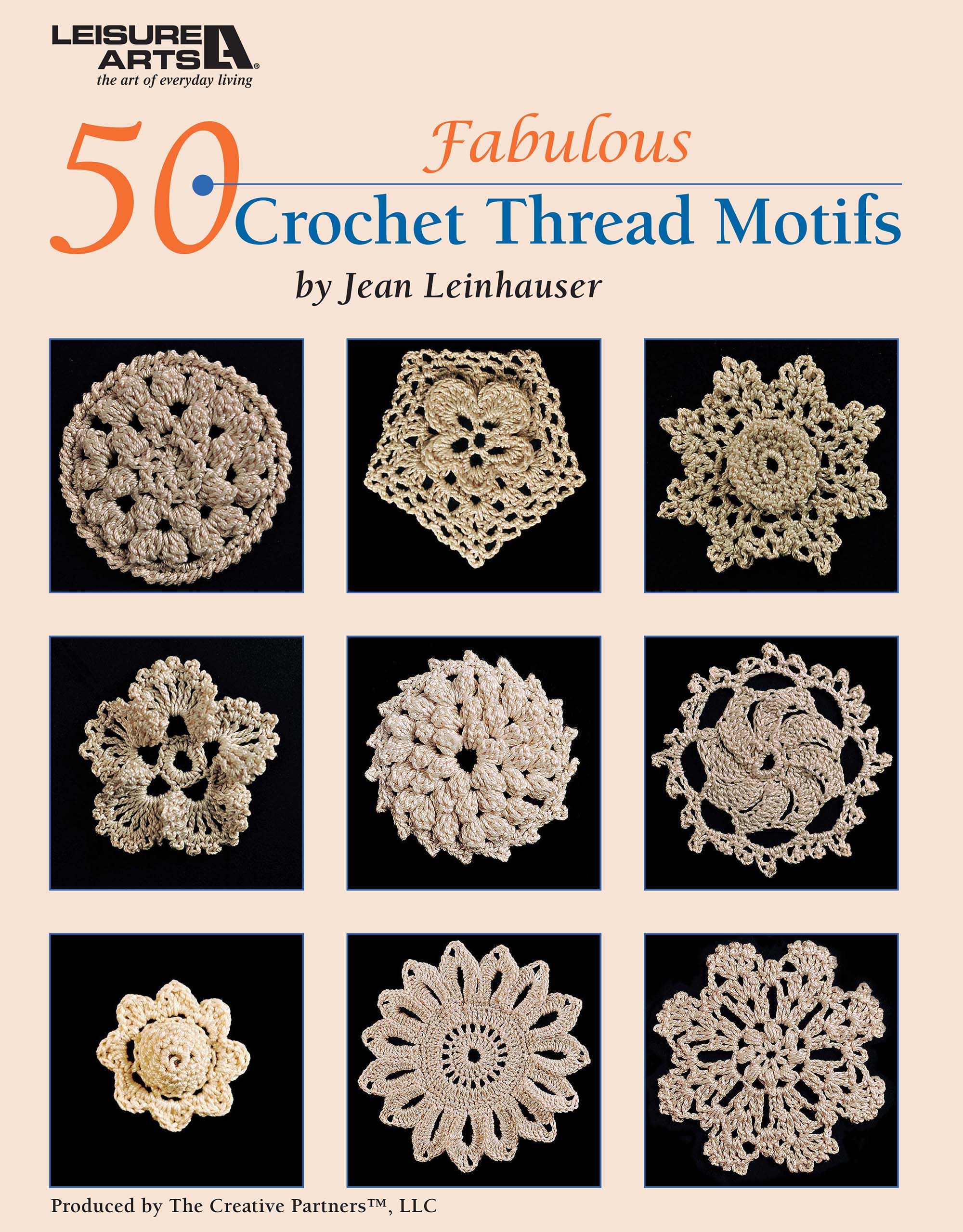 Leisure Arts Books 50 Fabulous Crochet Thread Motifs eBook
