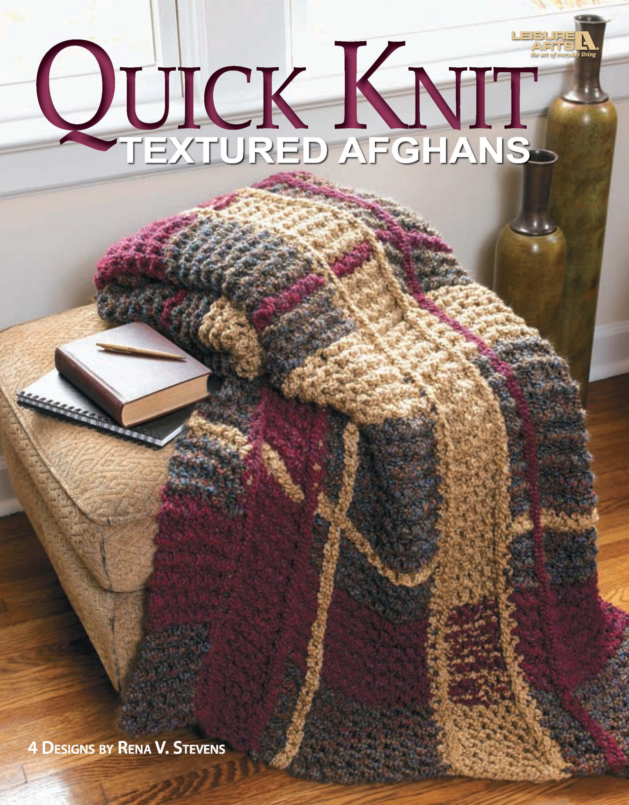 Leisure Arts Quick Knit Textured Afghans eBook