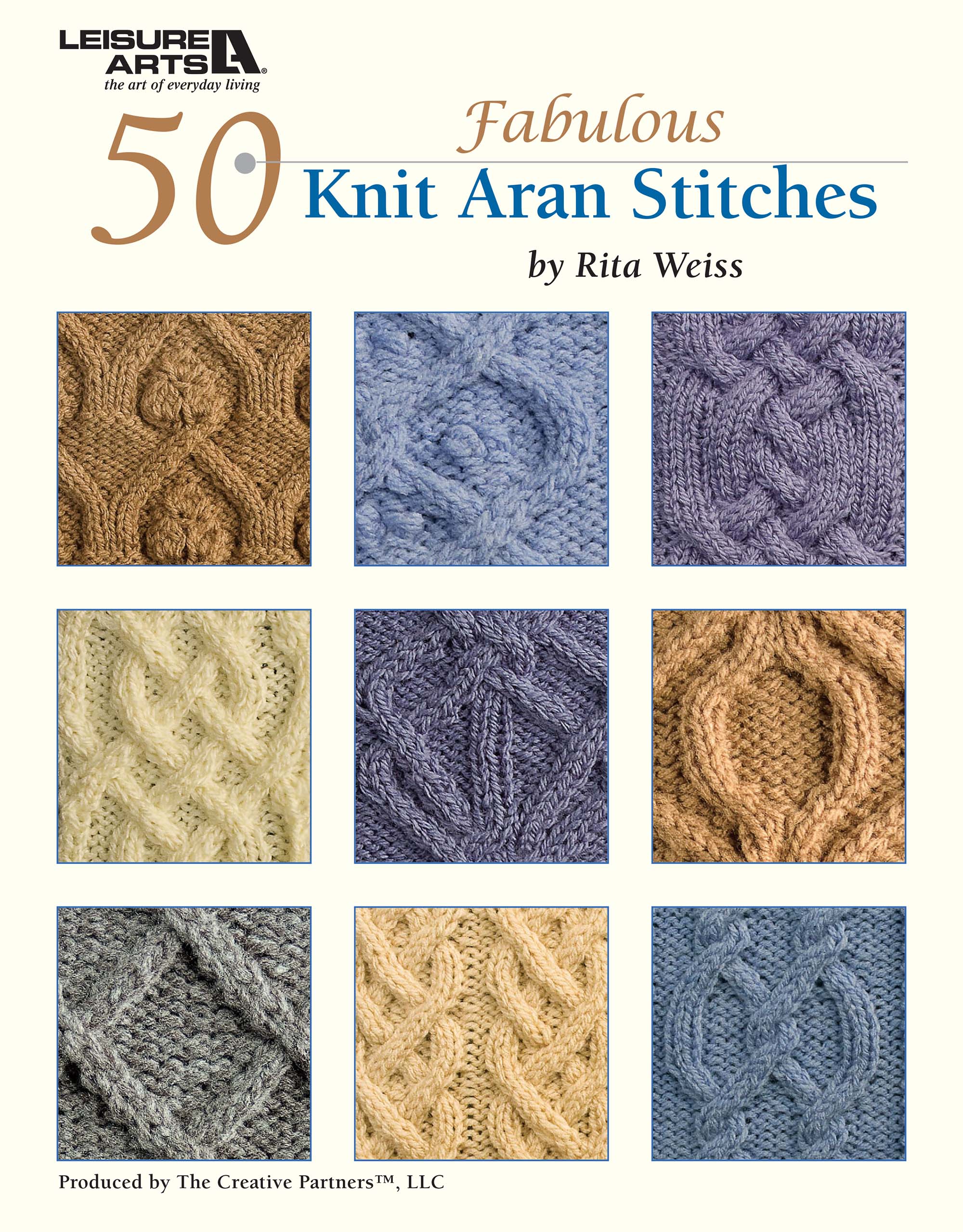 Leisure Arts Books 50 Knit Aran Stitches eBook