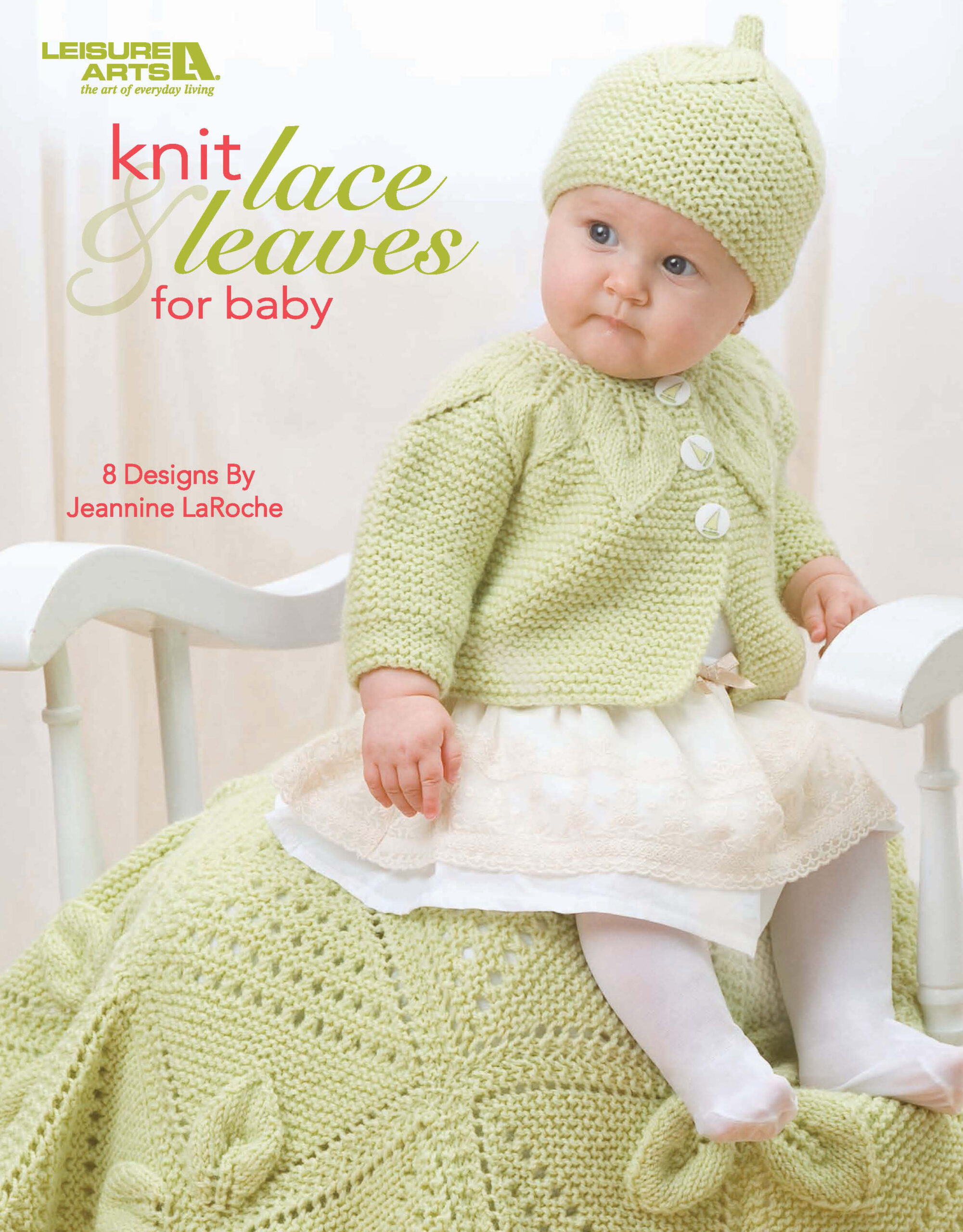 Leisure Arts Knit Lace Leaves For Baby eBook