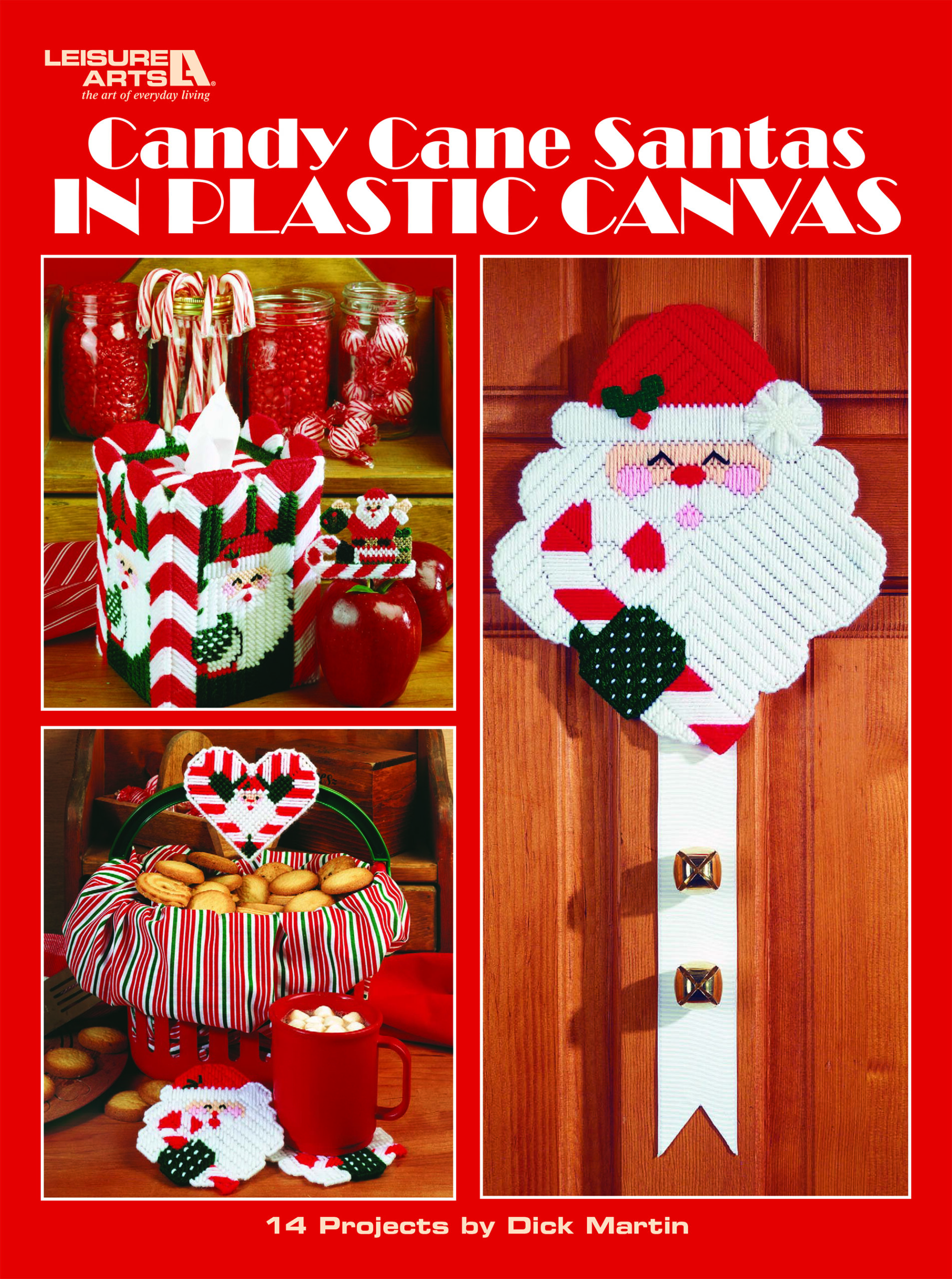 Leisure Arts eBook Candy Cane Santas in Plastic Canvas