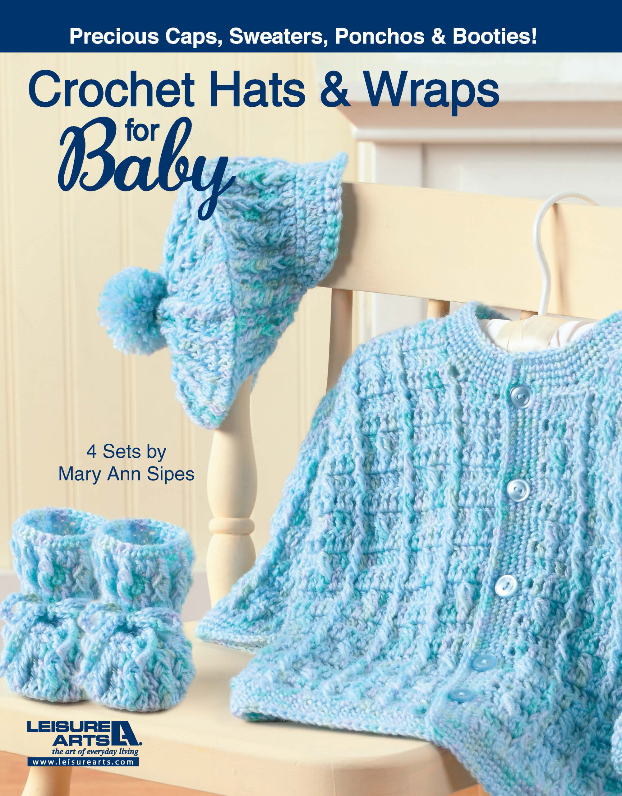 Leisure Arts Crochet Hats Wraps For Baby eBook