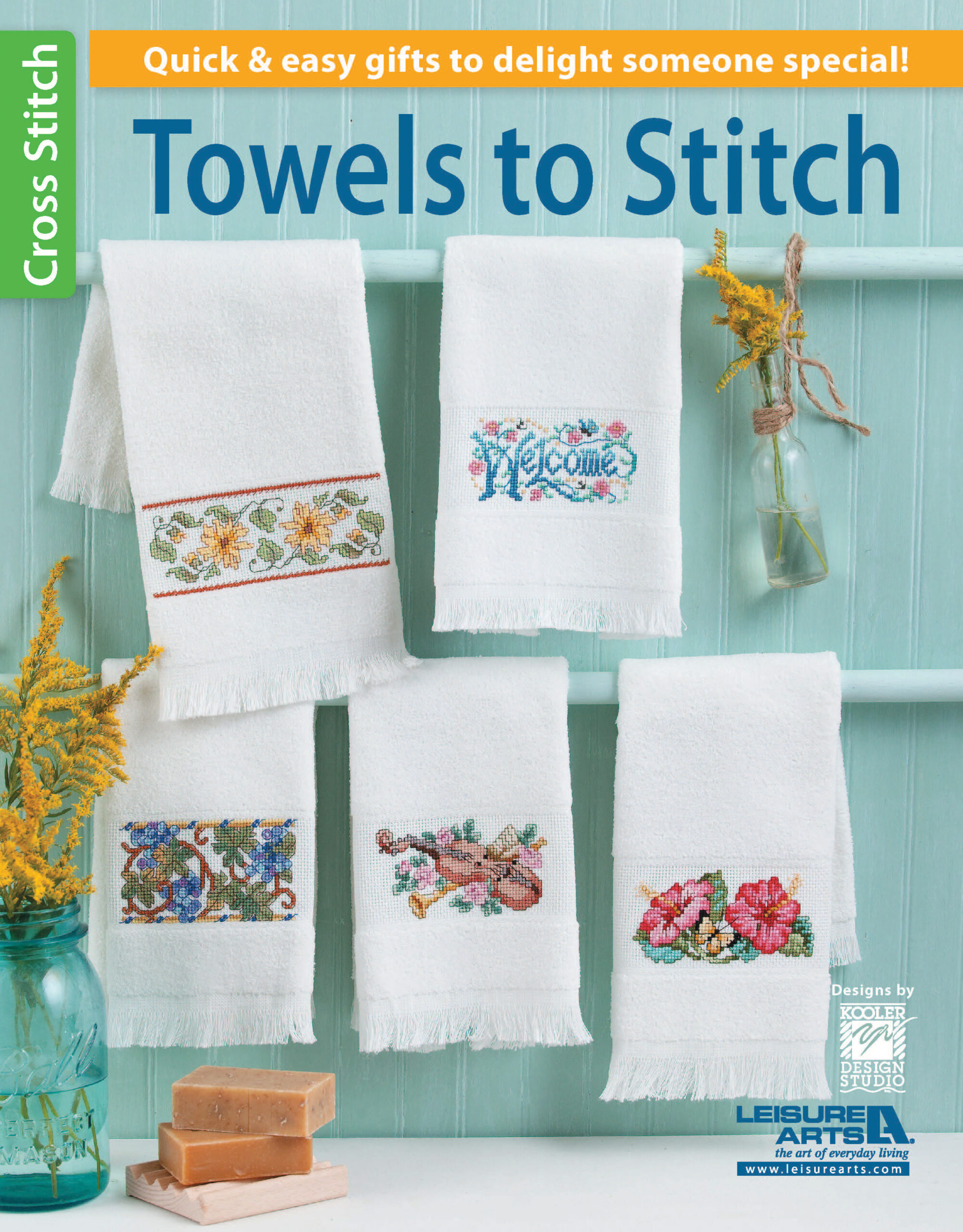Leisure Arts Towels To Stitch Cross Stitch eBook