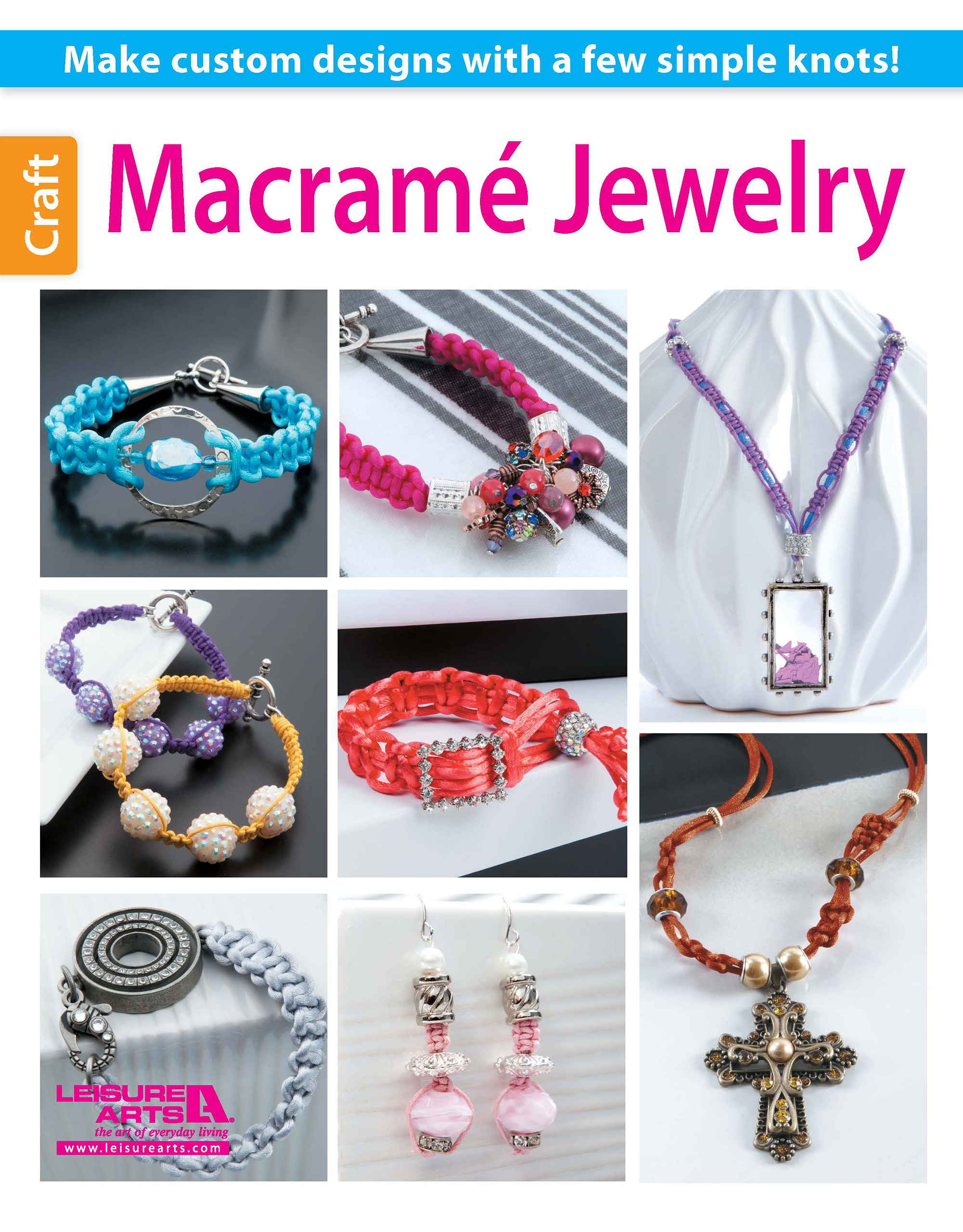 Leisure Arts Macrame Jewelry Crafts eBook