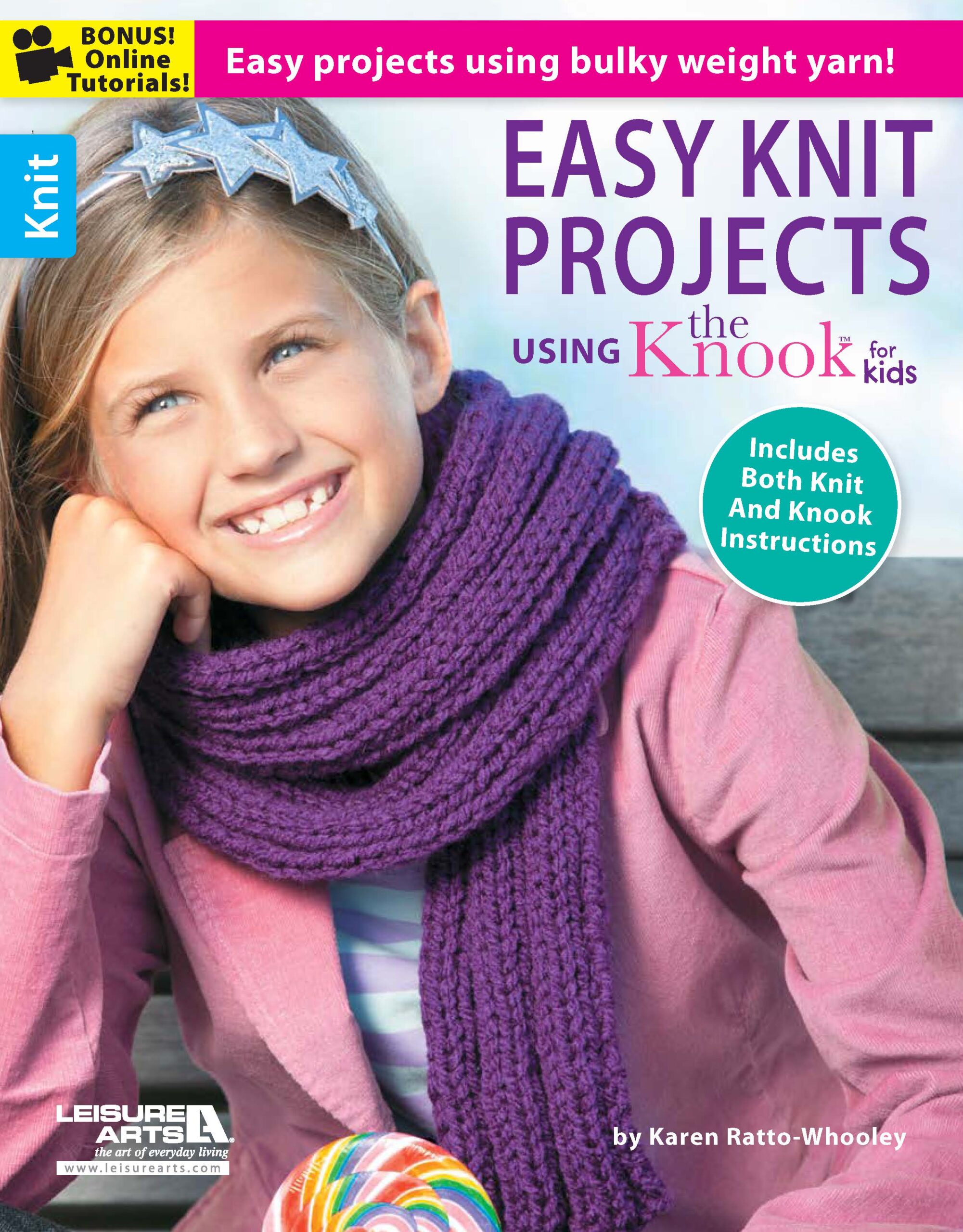 Leisure Arts Easy Knit Projects Using The Knook For Kids eBook