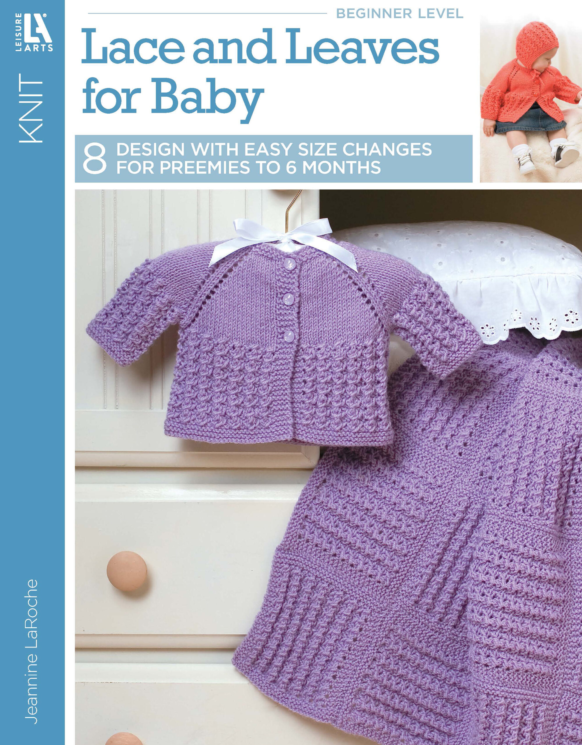 Leisure Arts Lace And Leaves For Baby Knit eBook