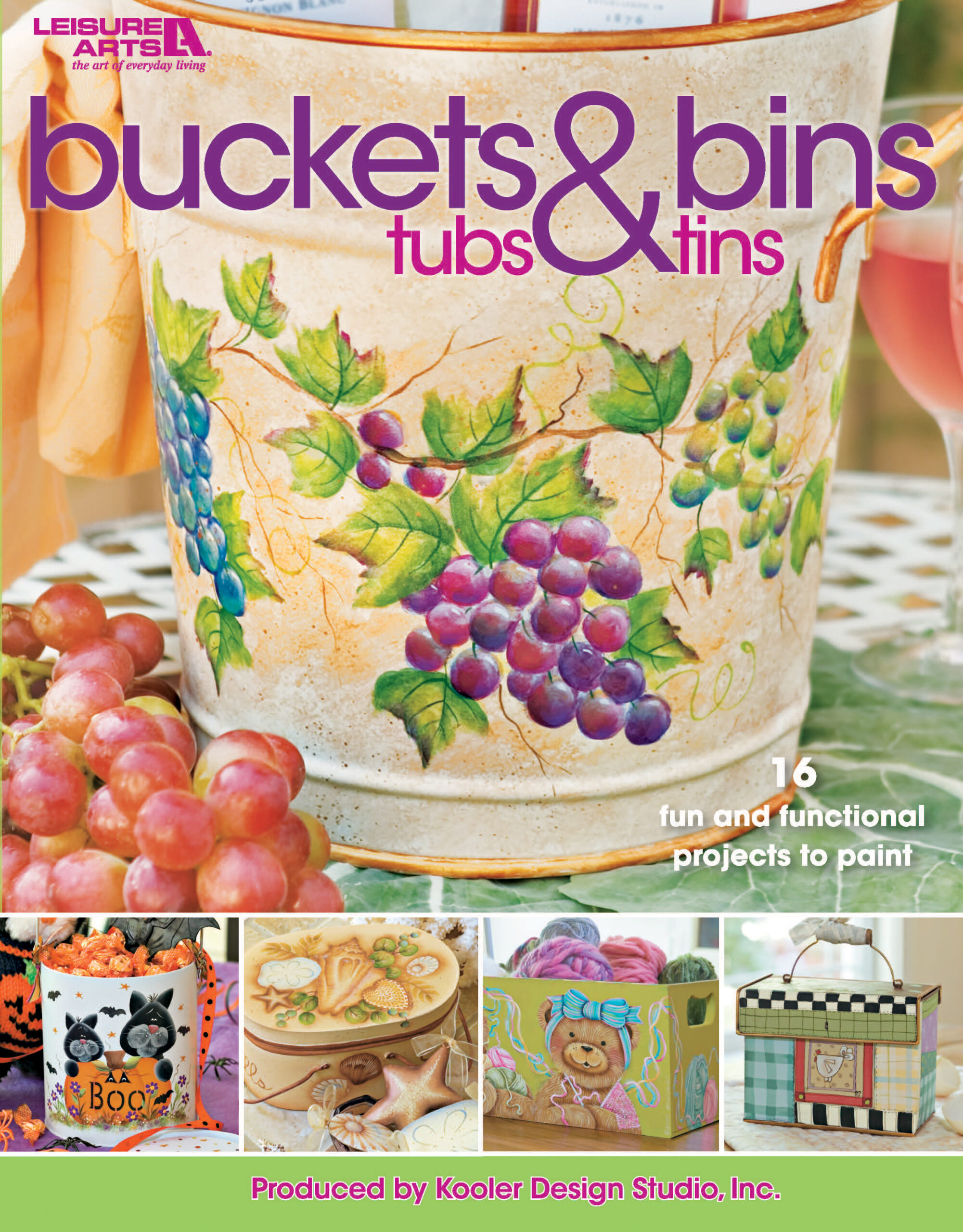 Leisure Arts eBook Buckets Bins Tubs Tins