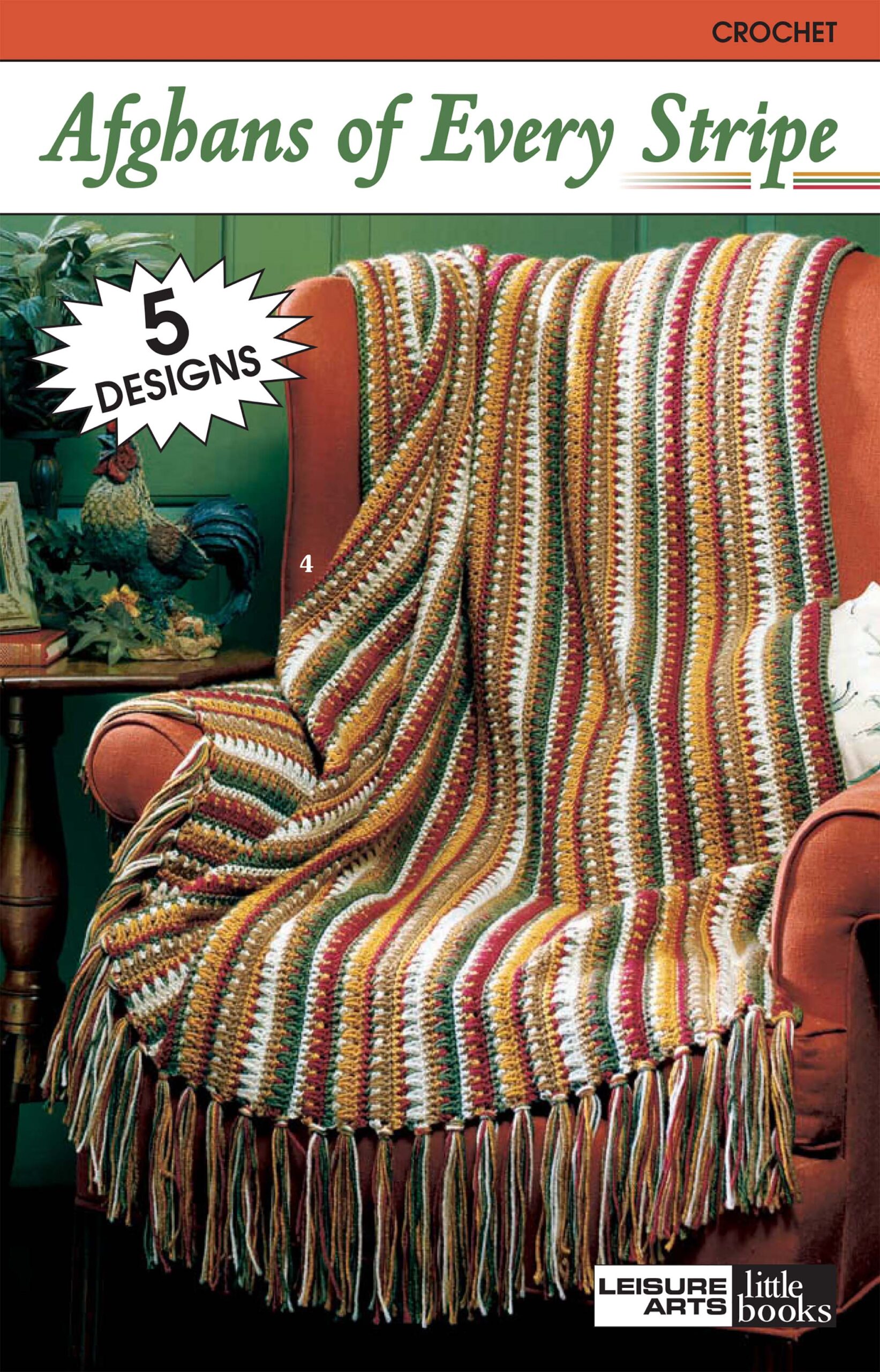 Leisure Arts Afghans of Every Stripe Crochet eBook