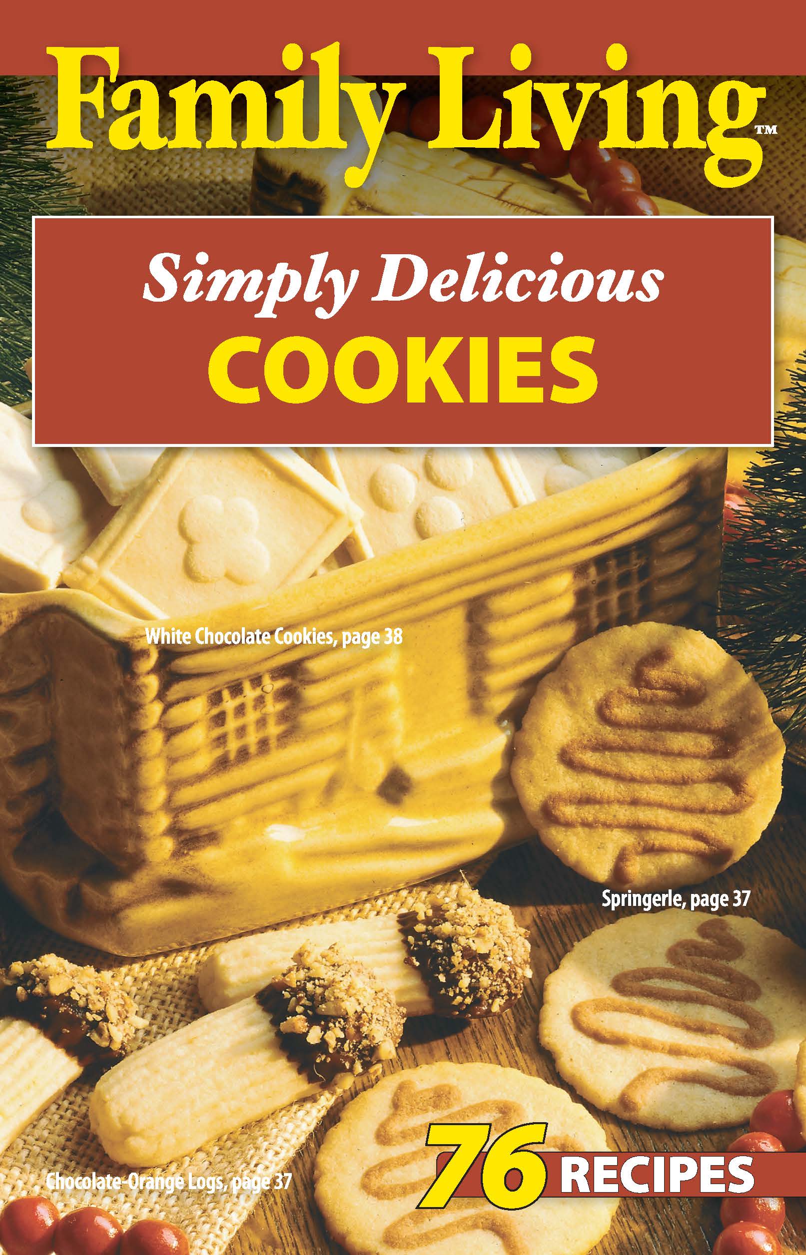 Leisure Arts Family Living Simply Delicious Cookies eBook