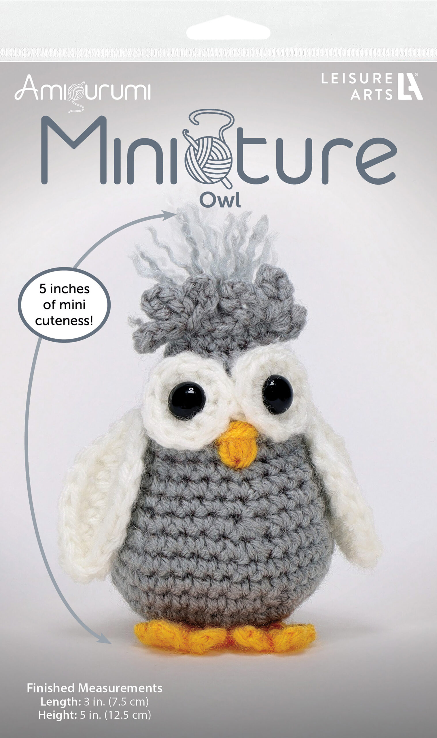 Leisure Arts Amigurumi Miniatures Owl