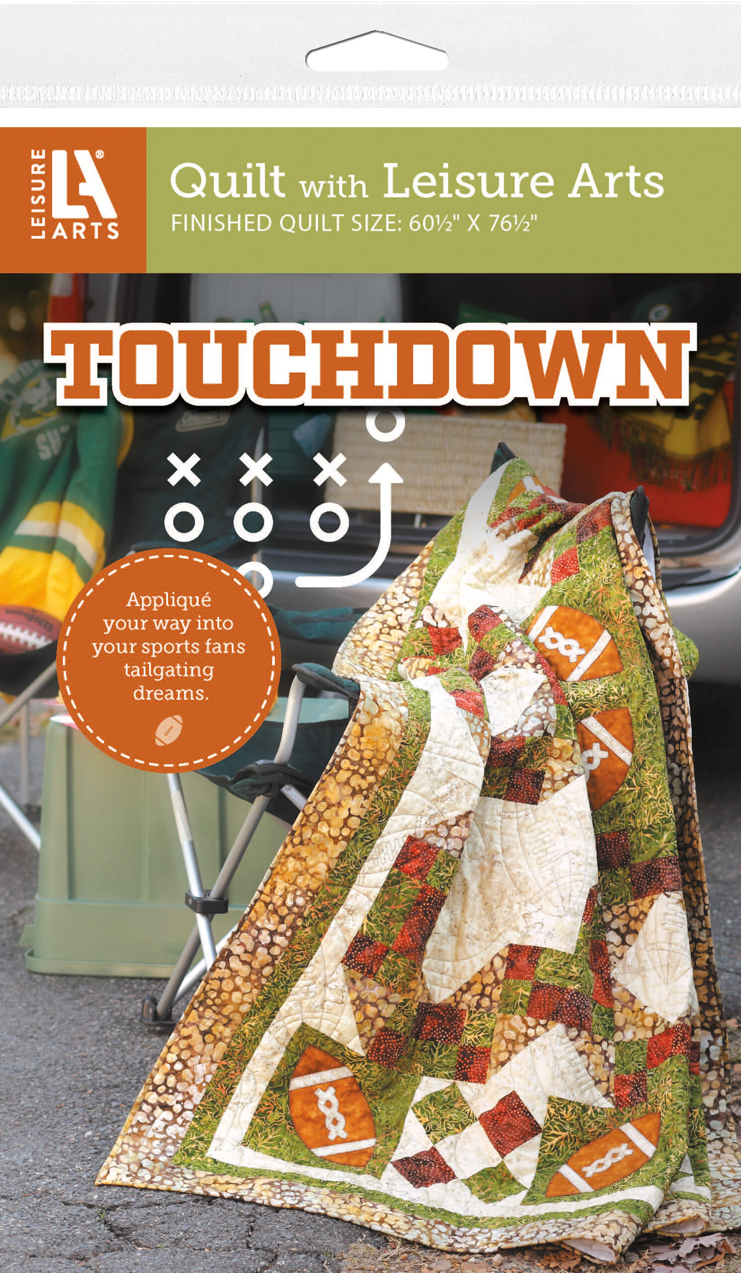 Leisure Arts Touchdown Quilt Pattern