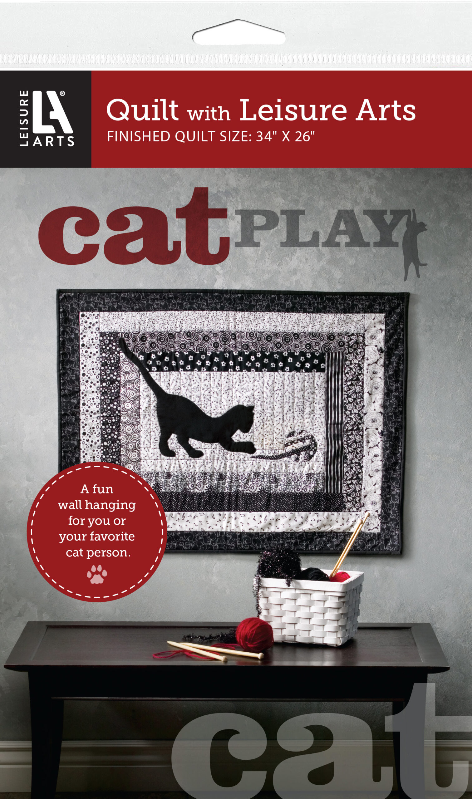 Leisure Arts Cat At Play Quilt Pattern