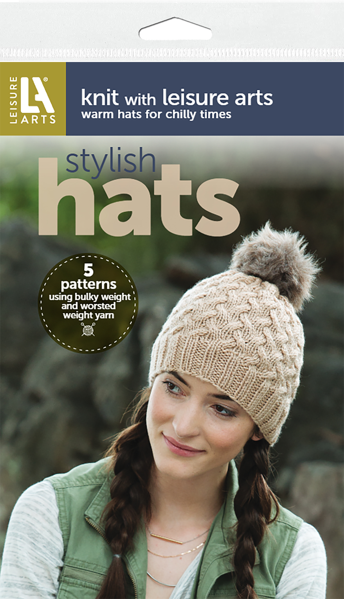 Leisure Arts Stylish Hats Knit Pattern