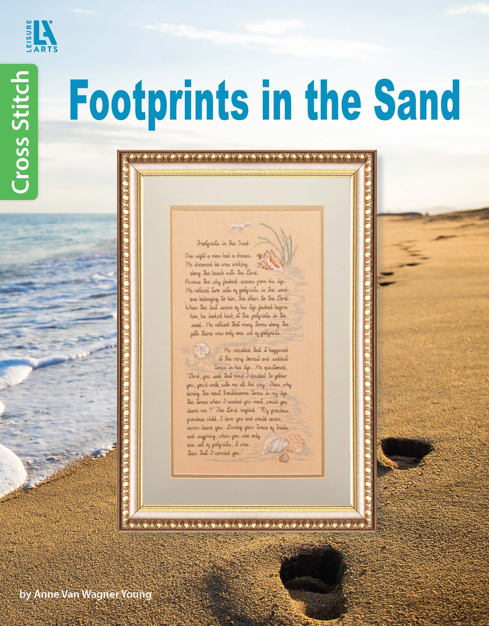 Footprints in the Sand Cross Stitch