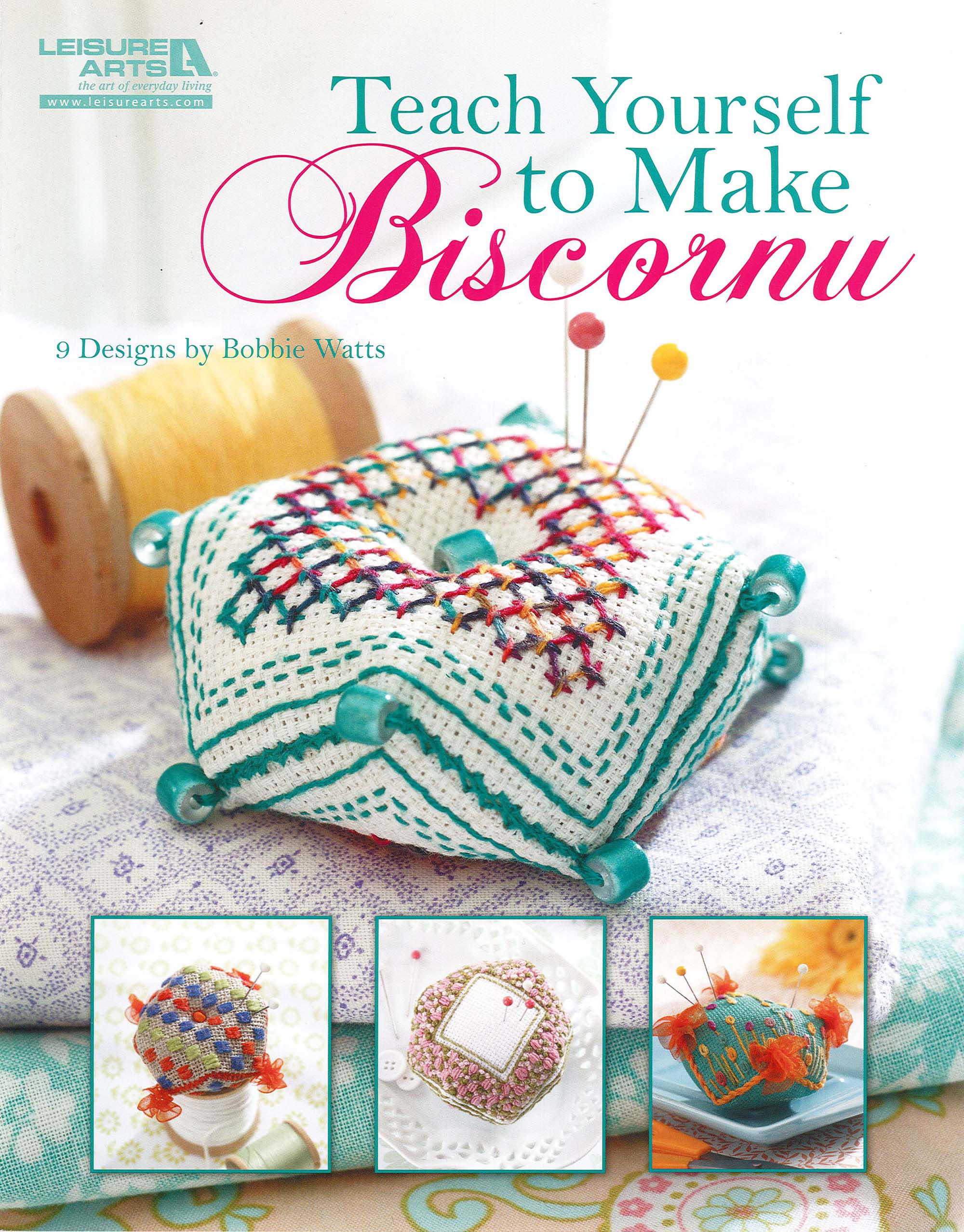 Stitchery Teach Yourself To Make Biscornu Embroidery