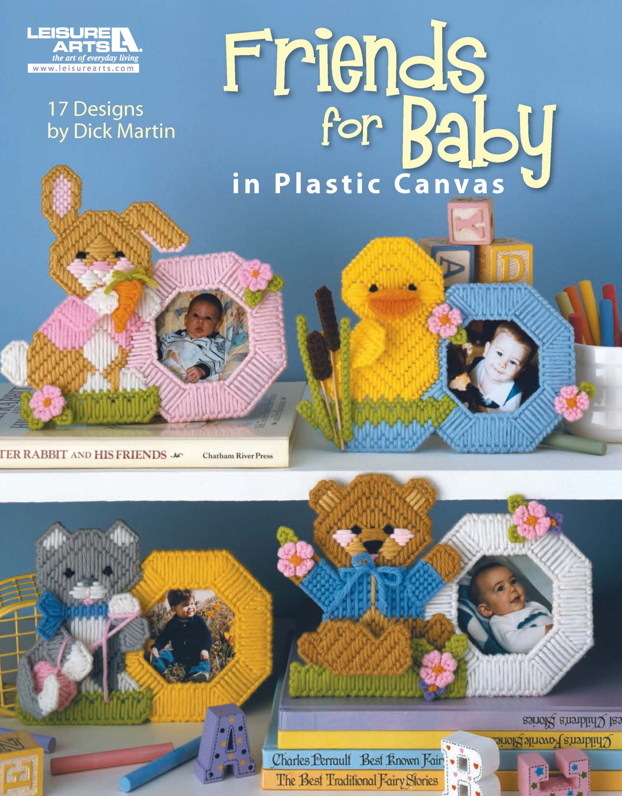 Friends For Baby In Plastic Canvas