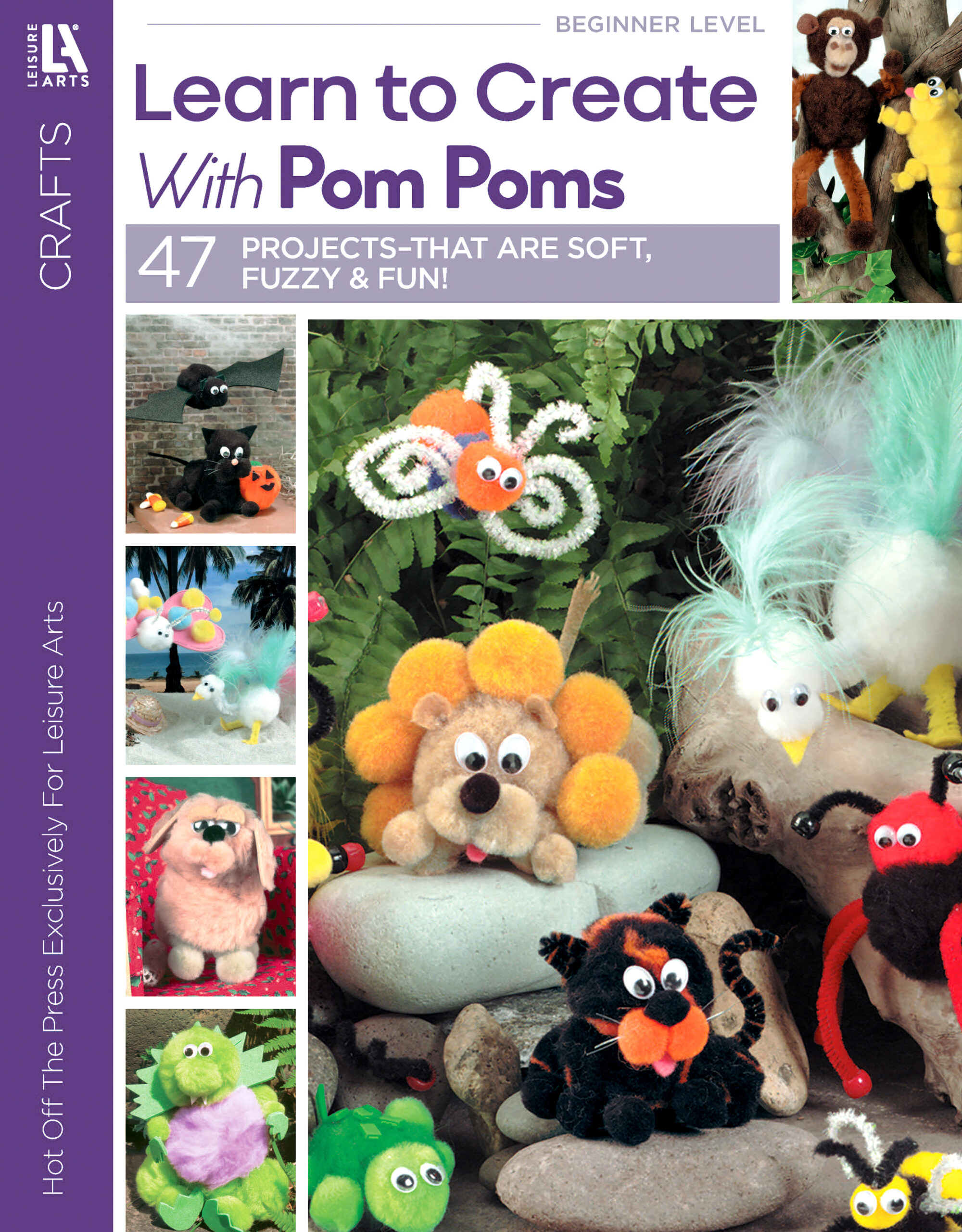 Leisure Arts Learn to Create with Pompoms Book