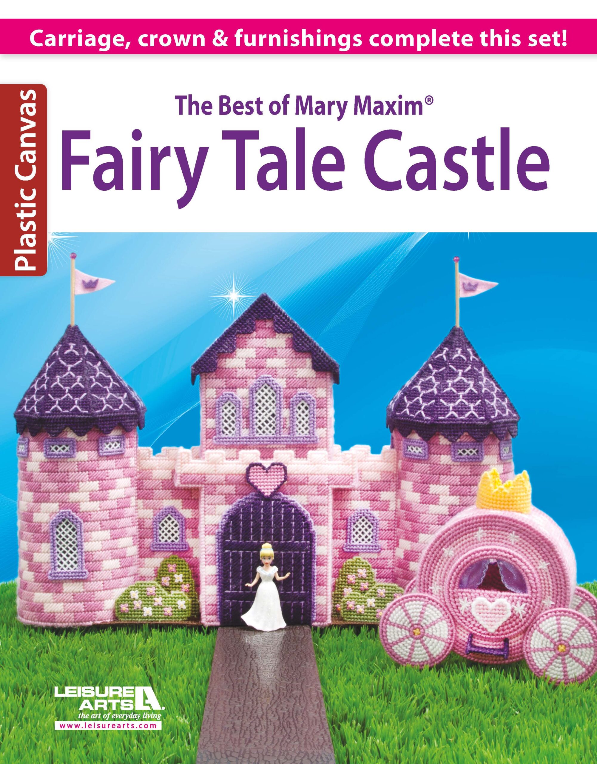 Stitchery The Best Of Mary Maxim Fairy Tale Castle Plastic Canvas