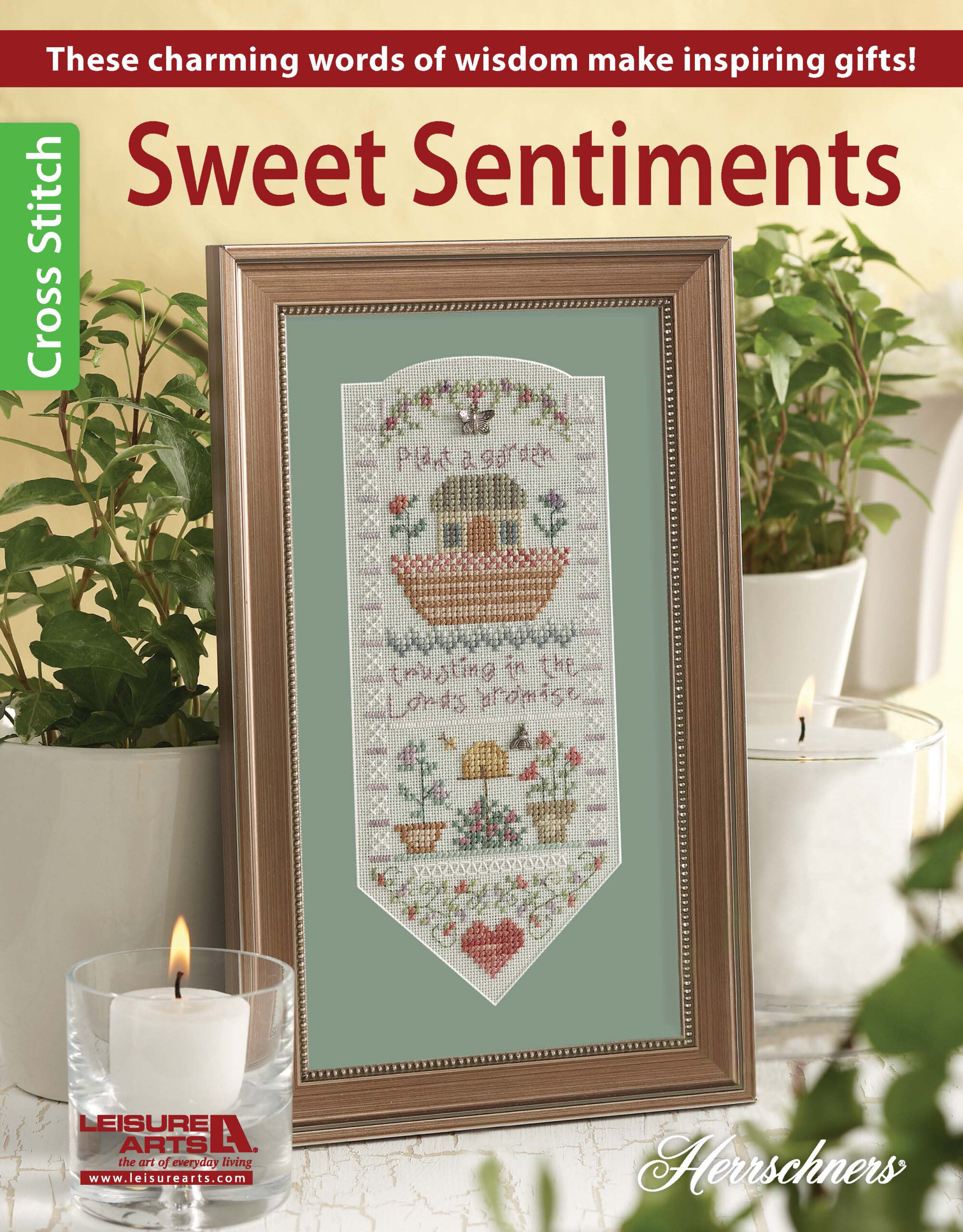 Herrschners Sweet Sentiments Cross Stitch