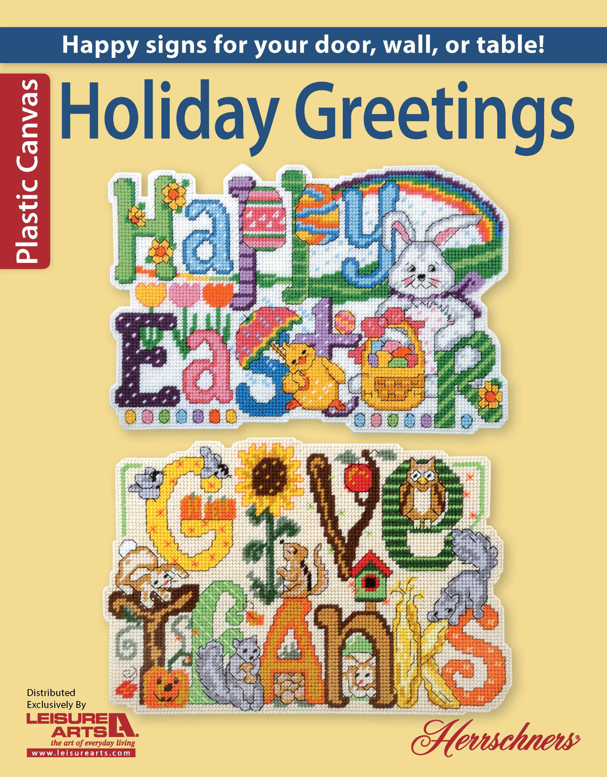 Holiday Greetings Plastic Canvas