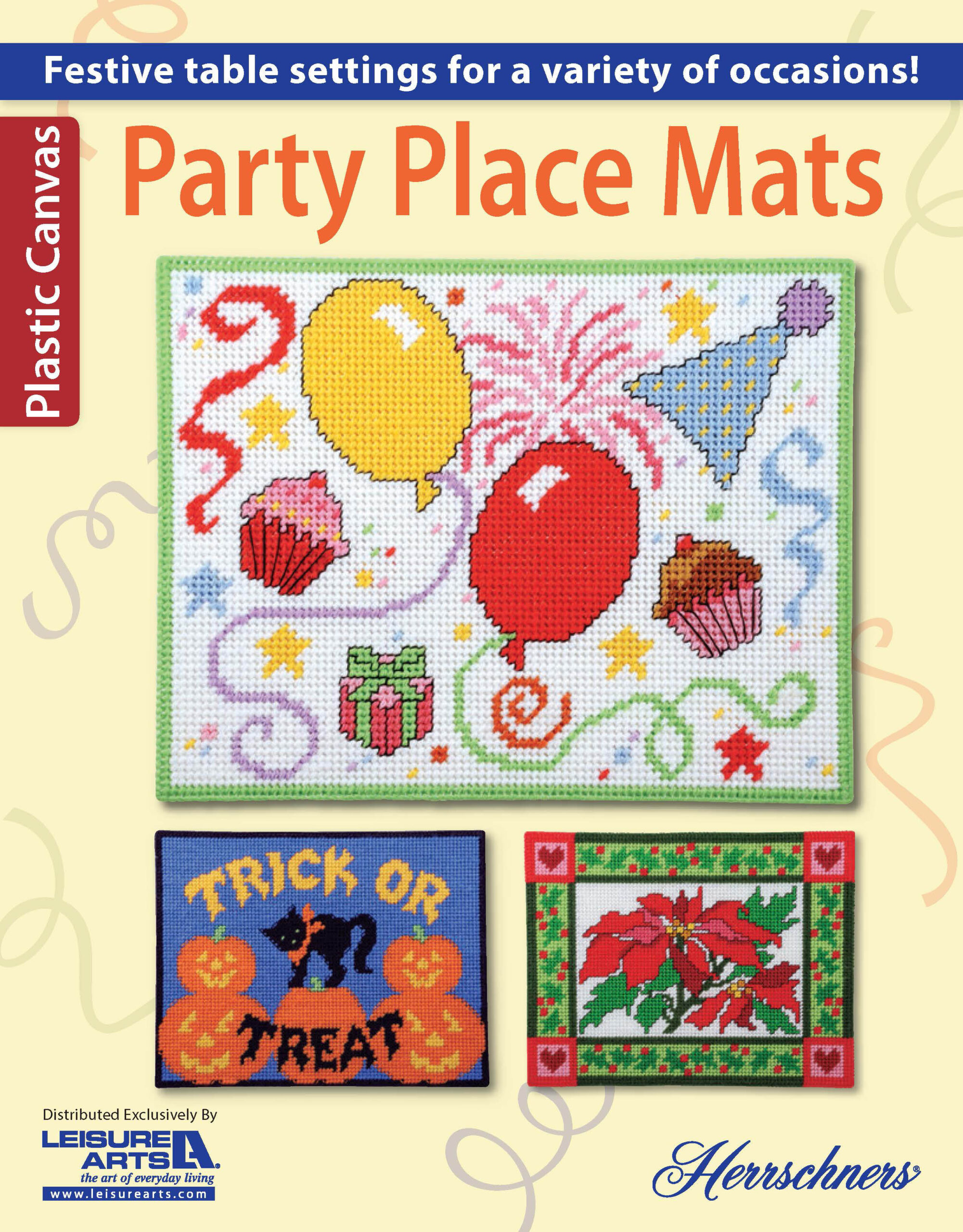 Party Place Mats Plastic Canvas
