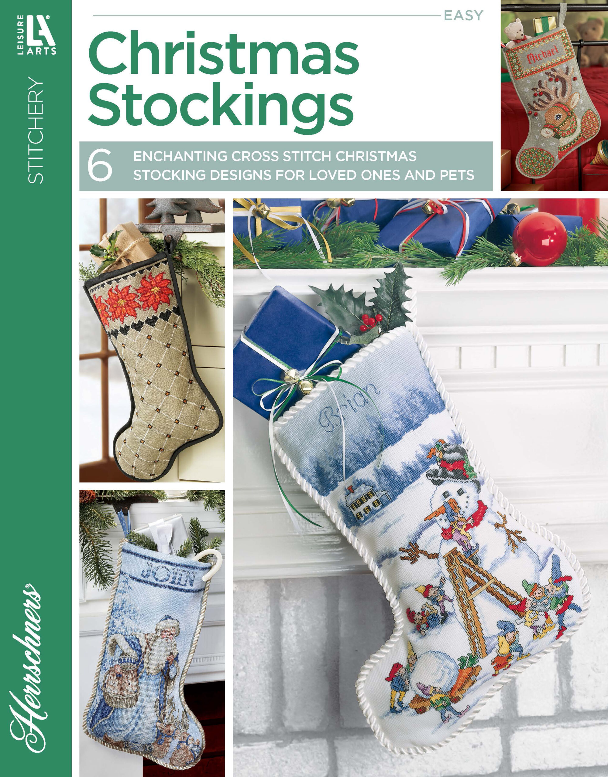 Stitcherys Herrschners Christmas Stockings Cross Stitch