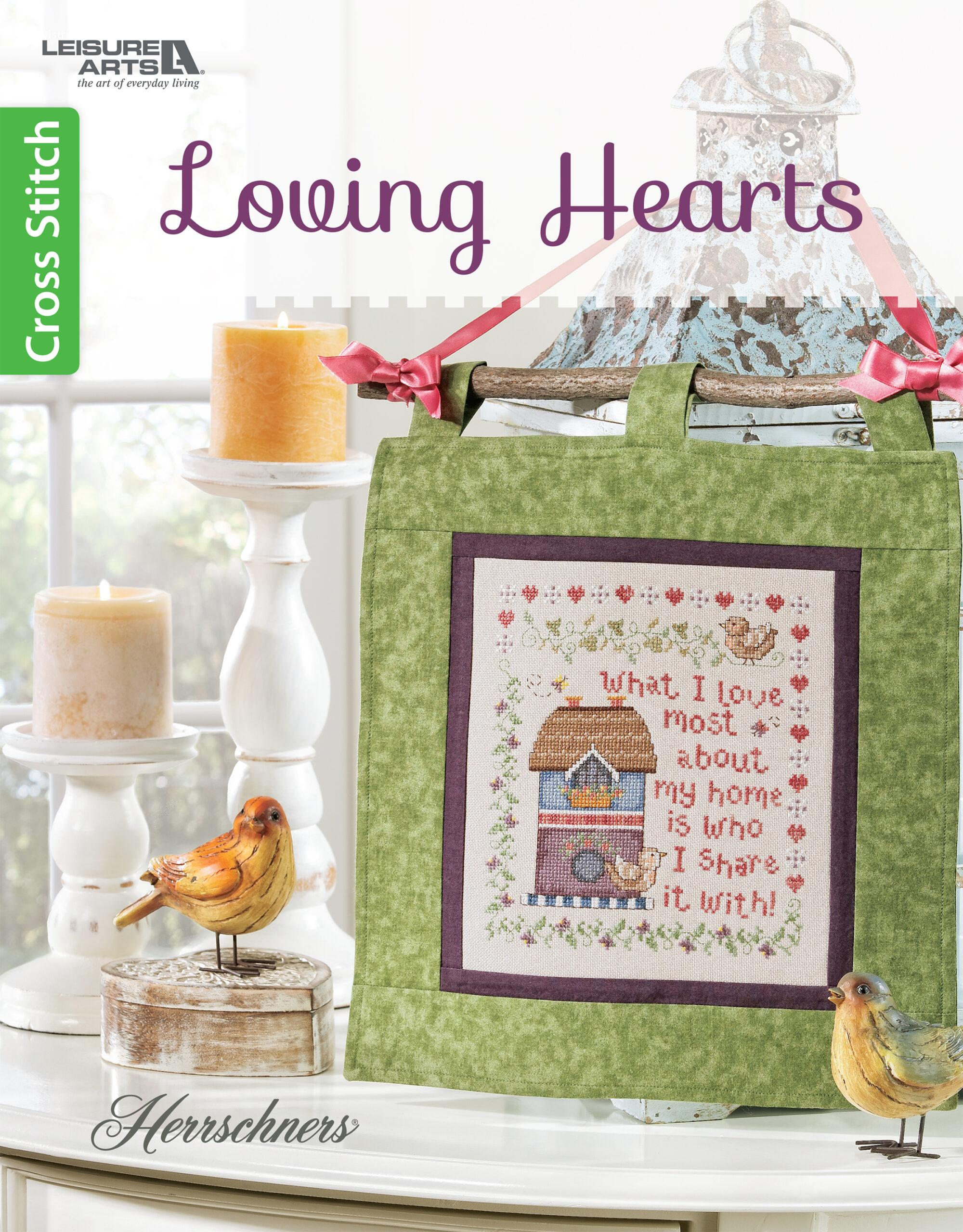 Loving Hearts Cross Stitch