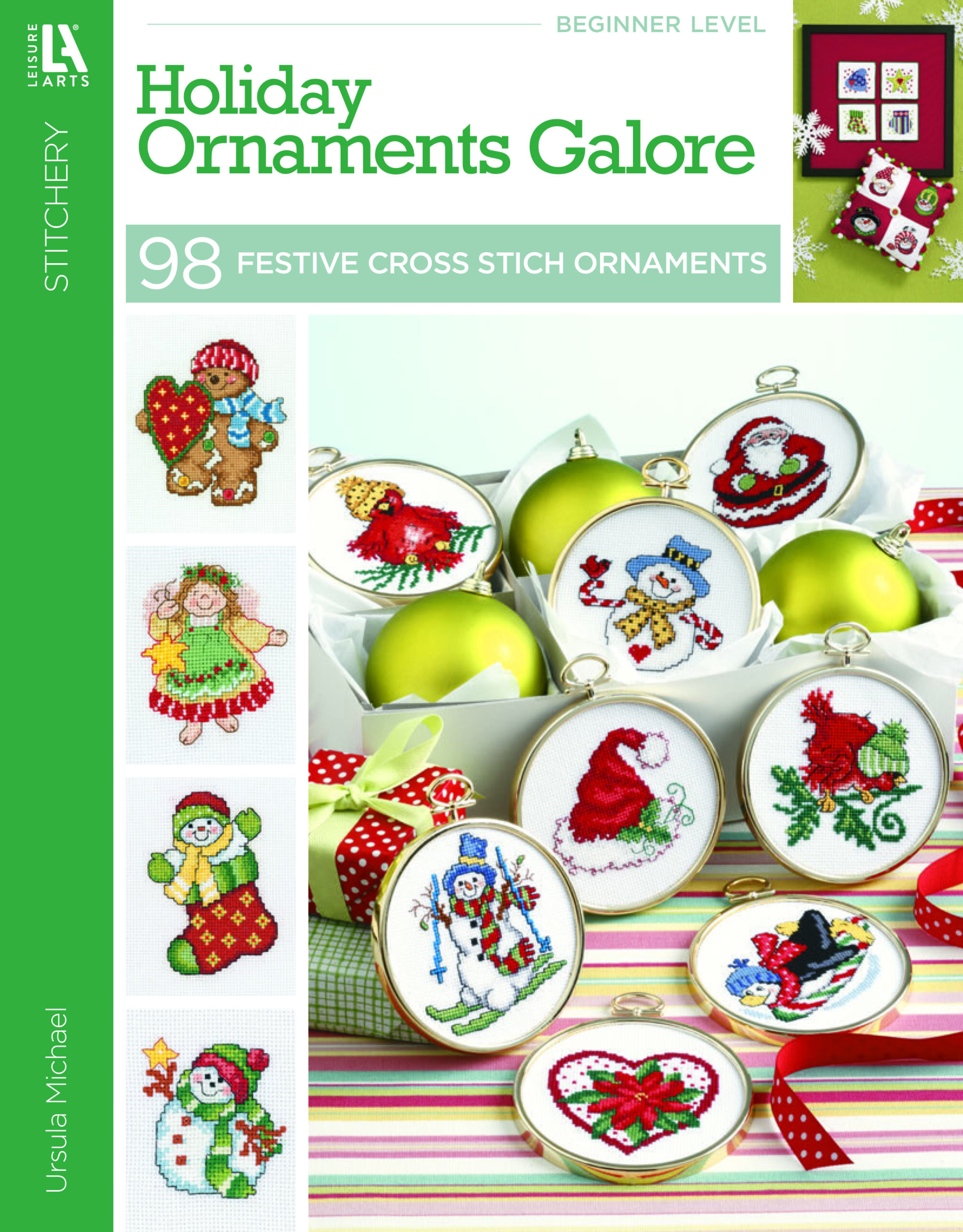 Stitchery Cross Stitch Holiday Ornaments Galore
