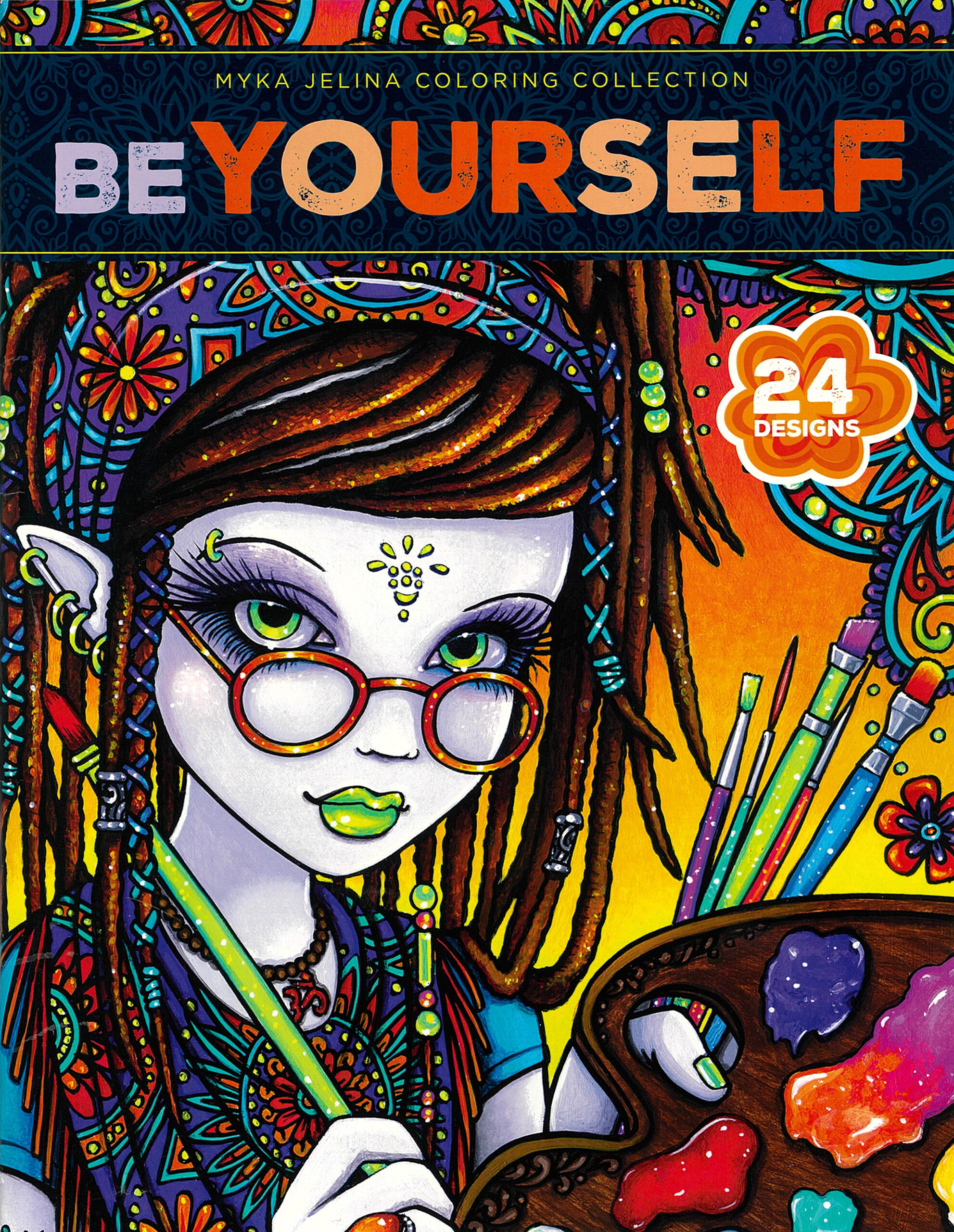 Colorings Myka Jelina Be Yourself 24 Designs