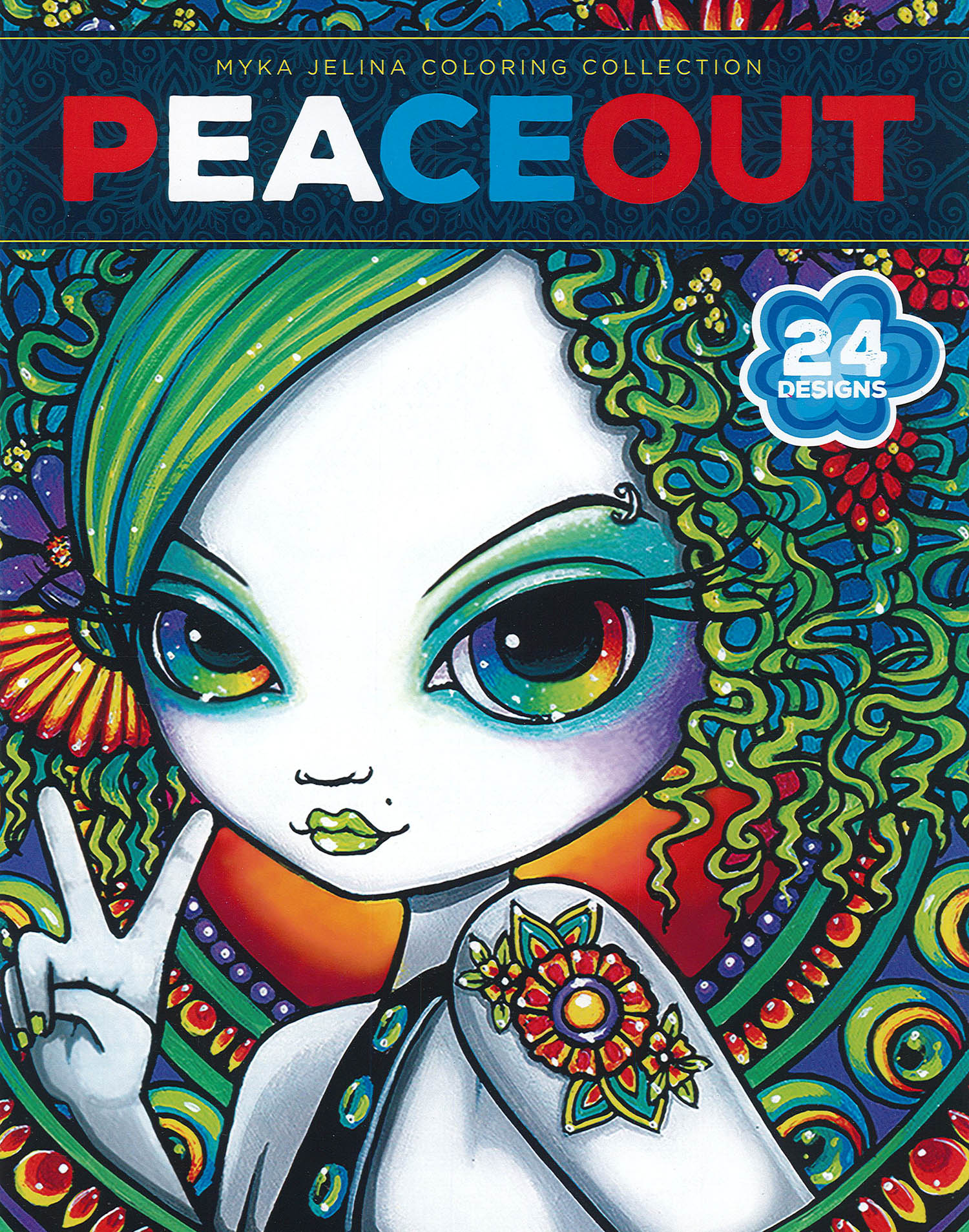 Myka Jelina Peace Out Coloring