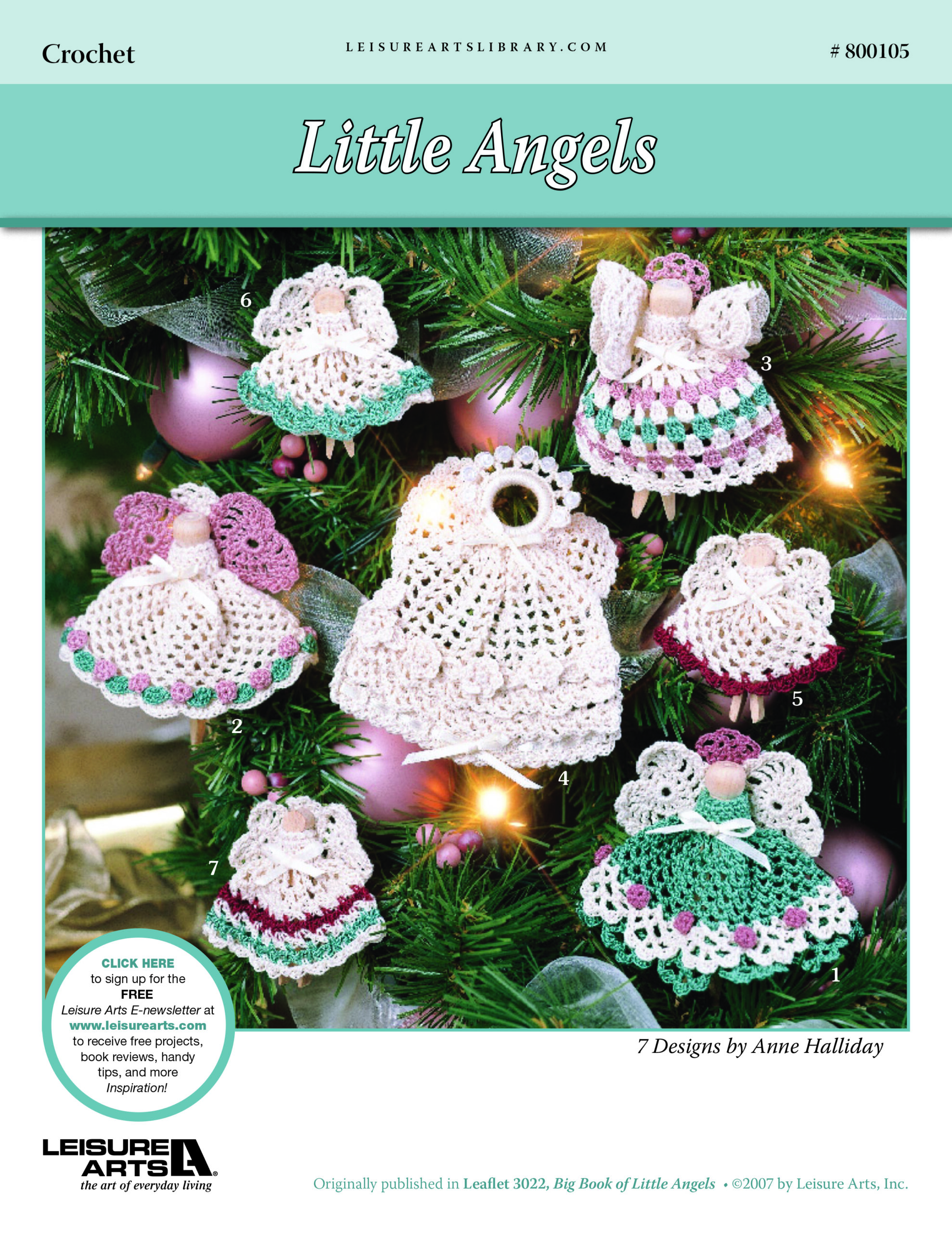 Leisure Arts Big Book Little Angels Crochet ePattern