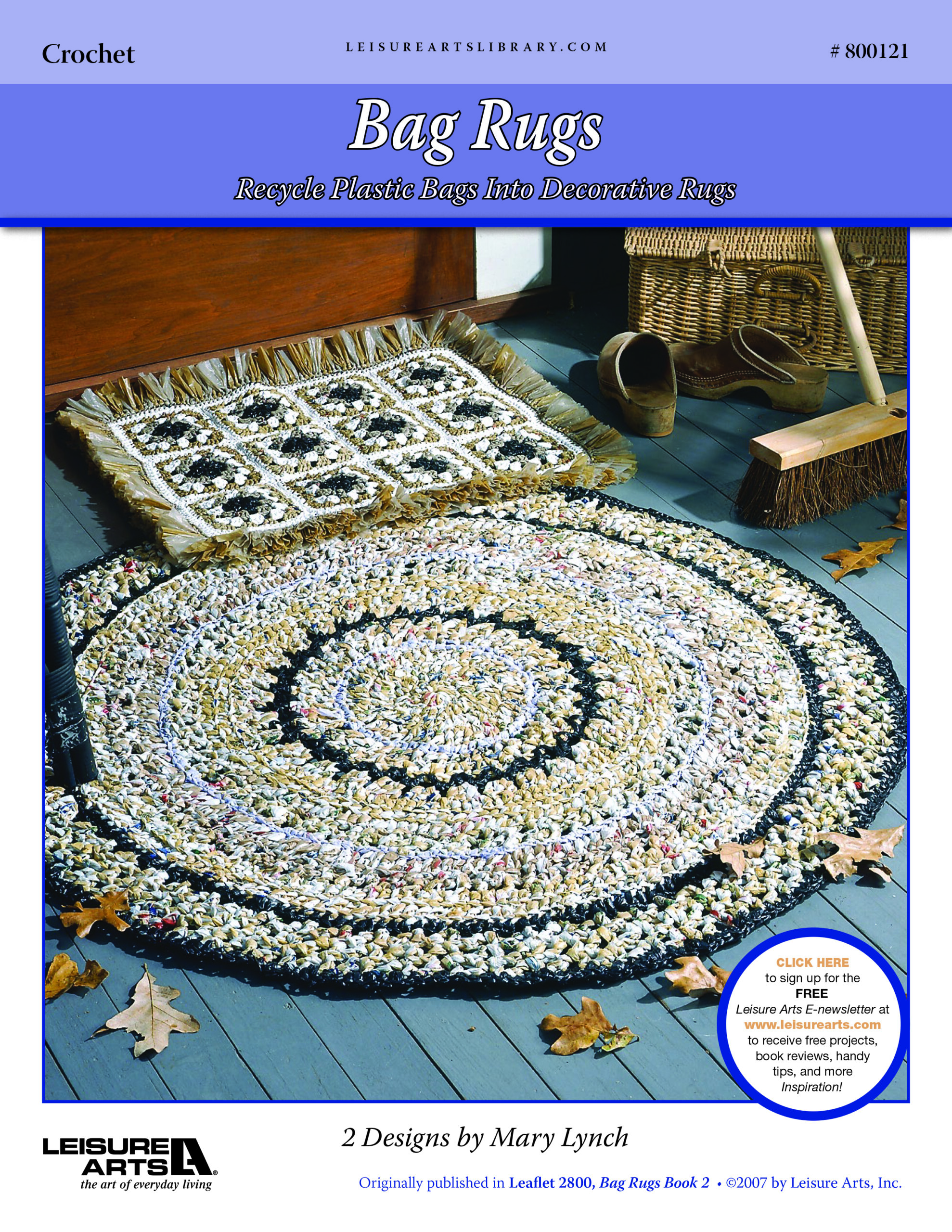 Leisure Arts Bag Rugs Crochet ePattern