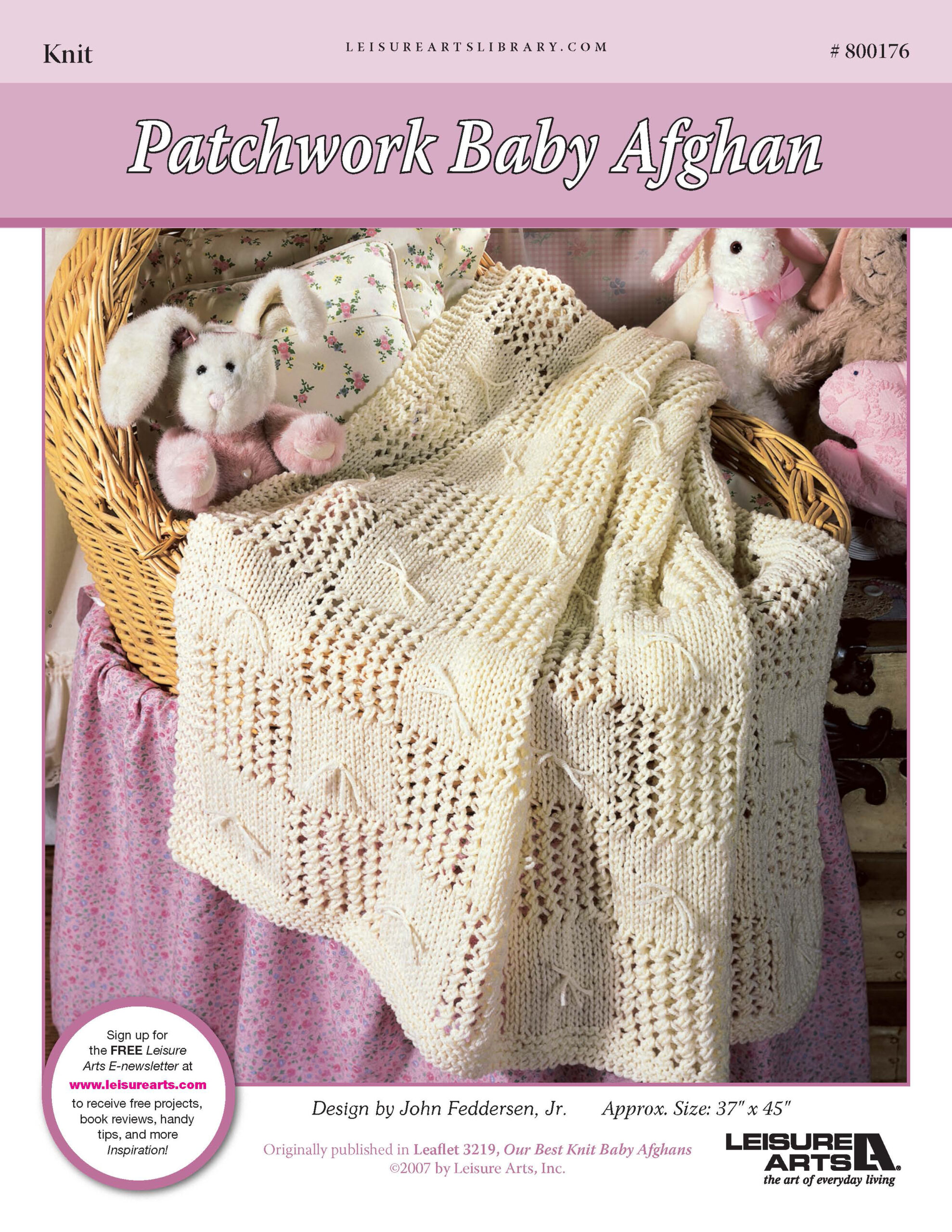 Leisure Arts Our Best Knit Baby Afghans Patchwork Knit ePattern