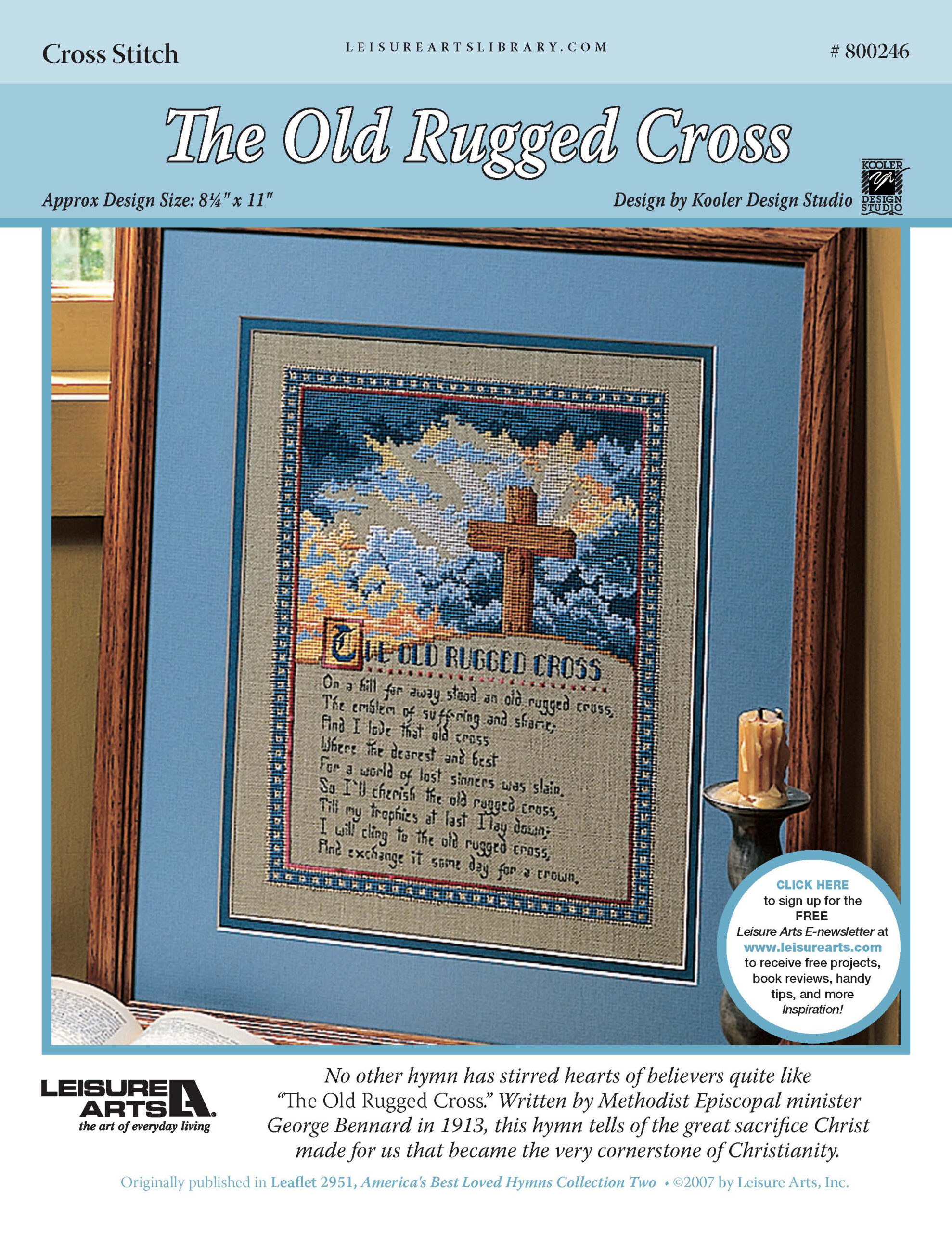 Leisure Arts The Old Rugged Cross Cross Stitch ePattern