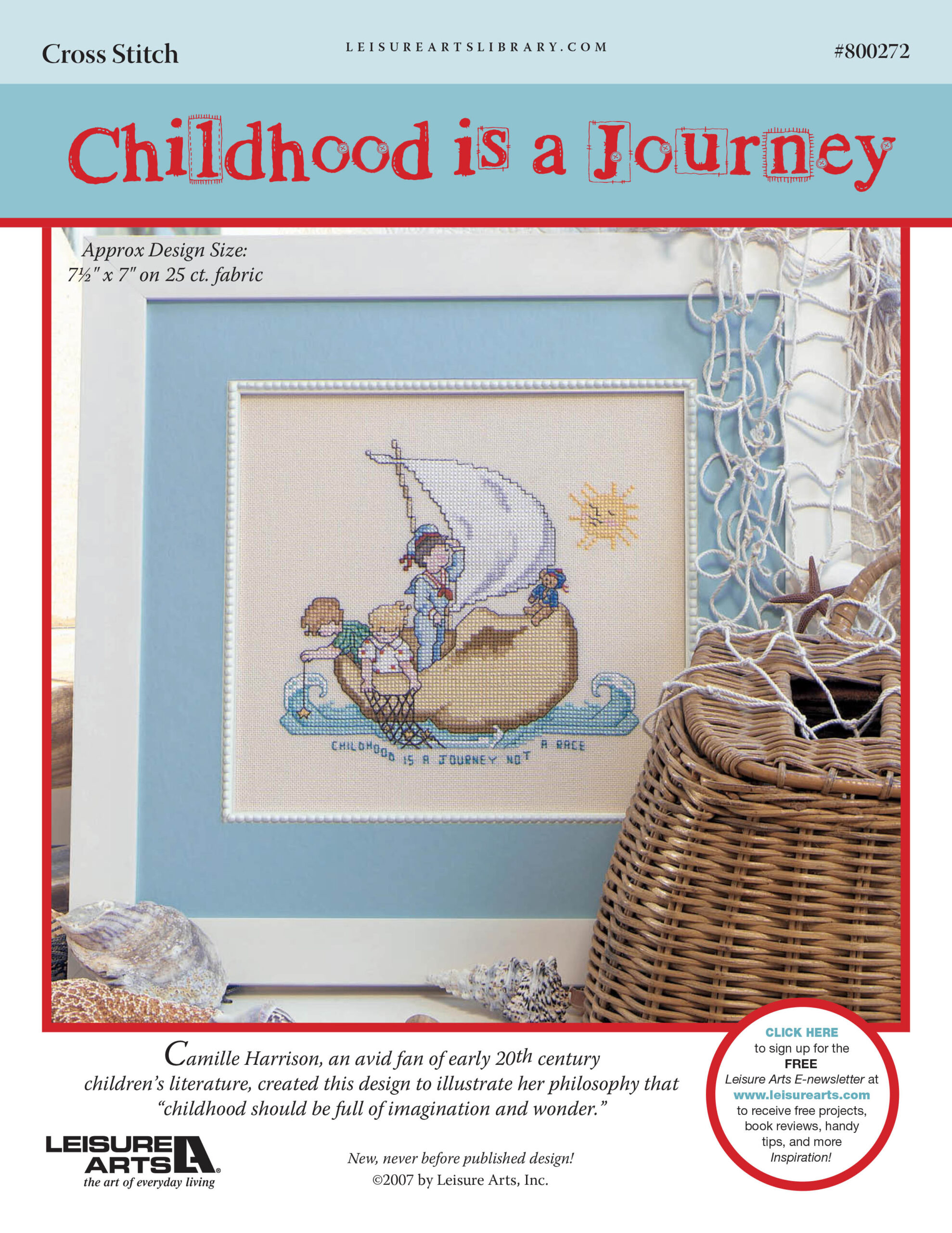 Leisure Arts Childhood is a Journey Cross Stitch ePattern