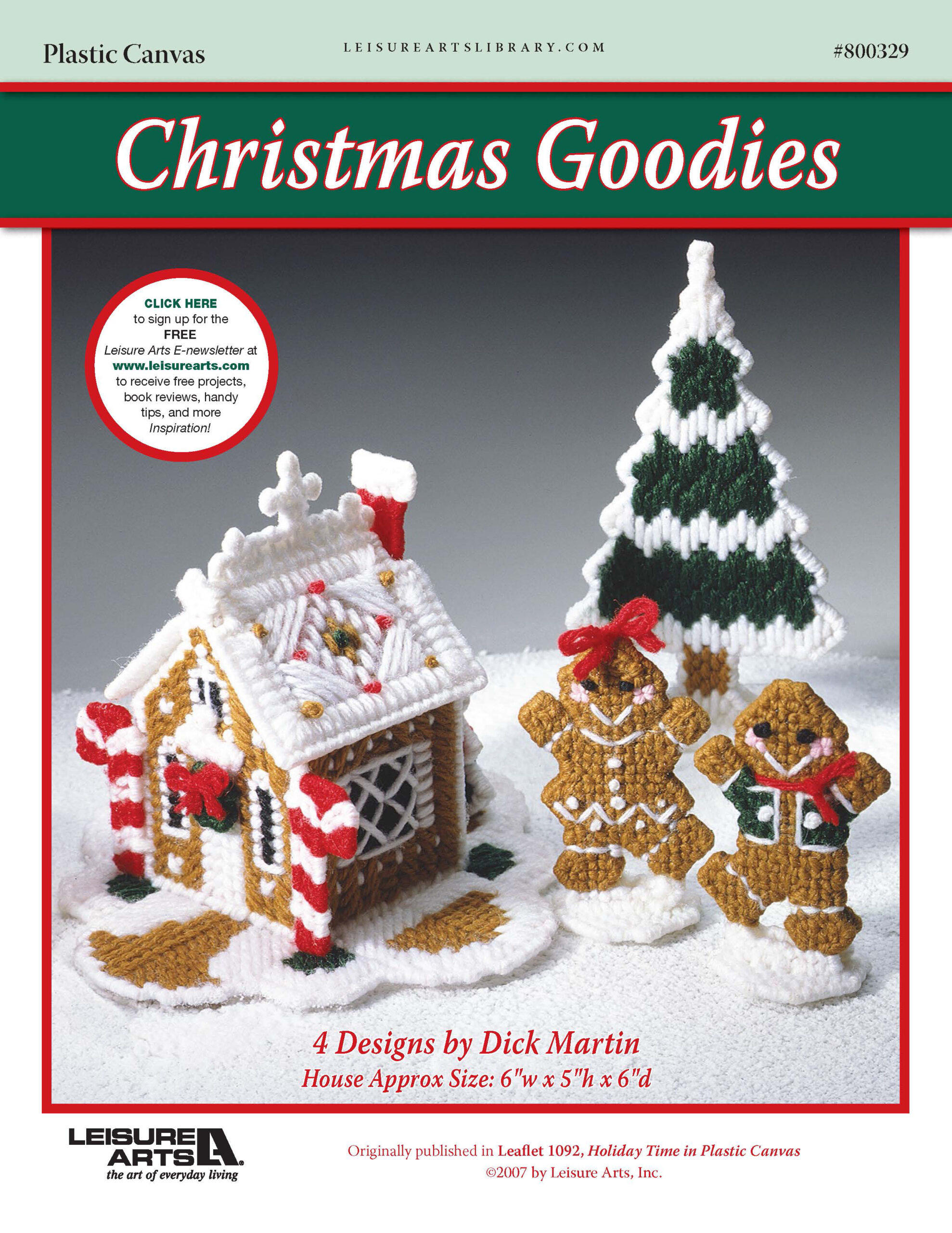 Leisure Arts Holiday Time In Plastic Canvas Christmas Goodies ePattern
