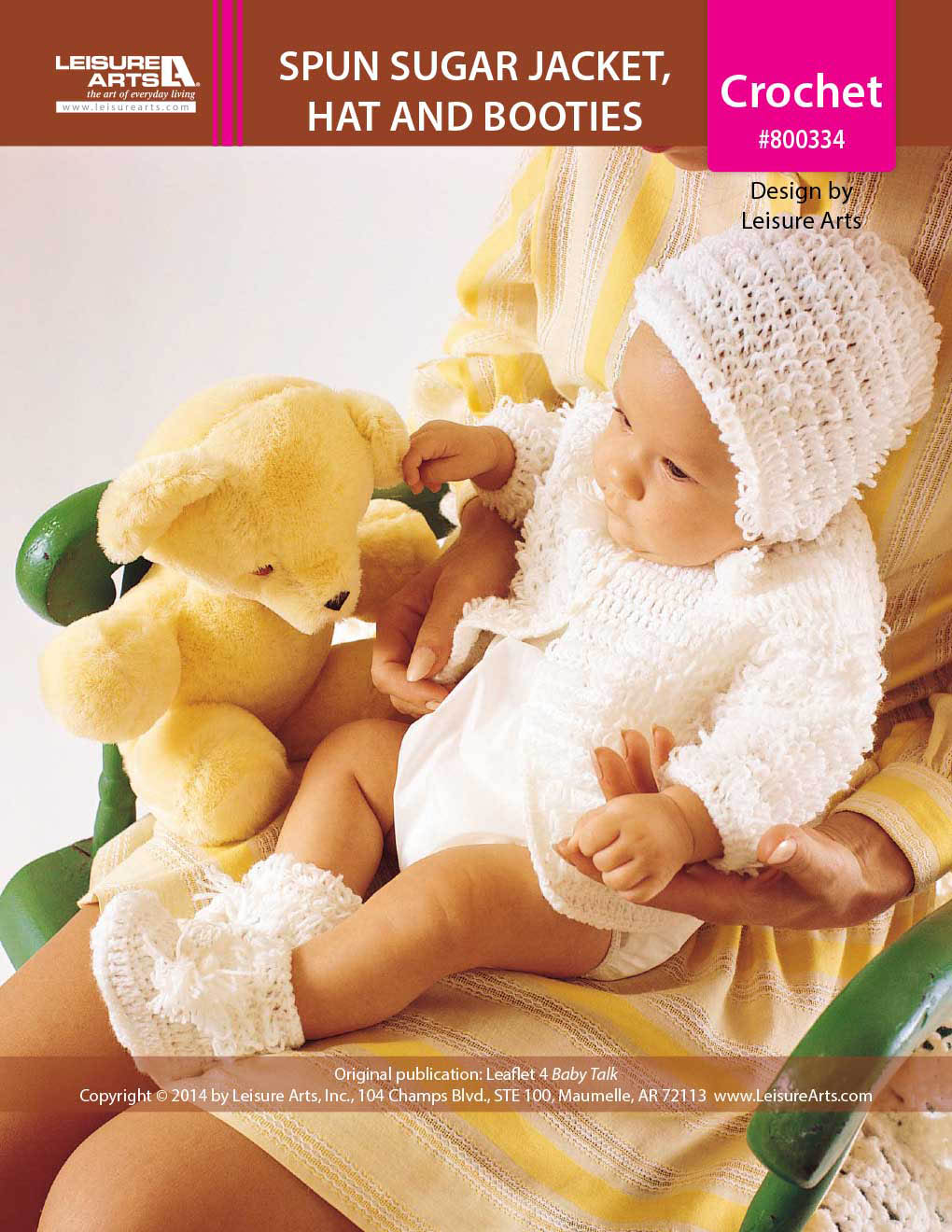 Leisure Arts Leaflet 4 Baby Talk Spun Sugar Crochet ePattern