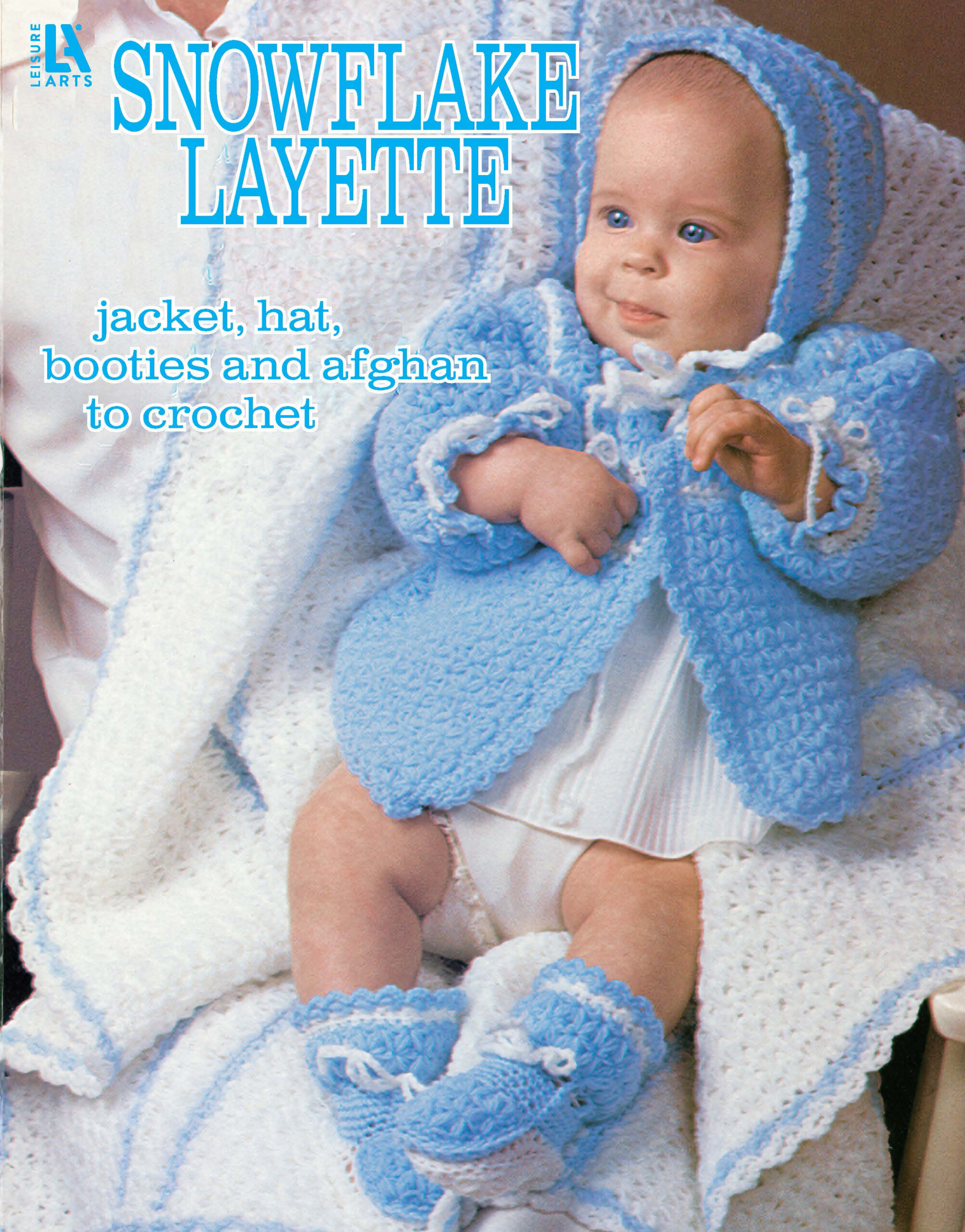 Leisure Arts Snowflake Layette Crochet ePattern