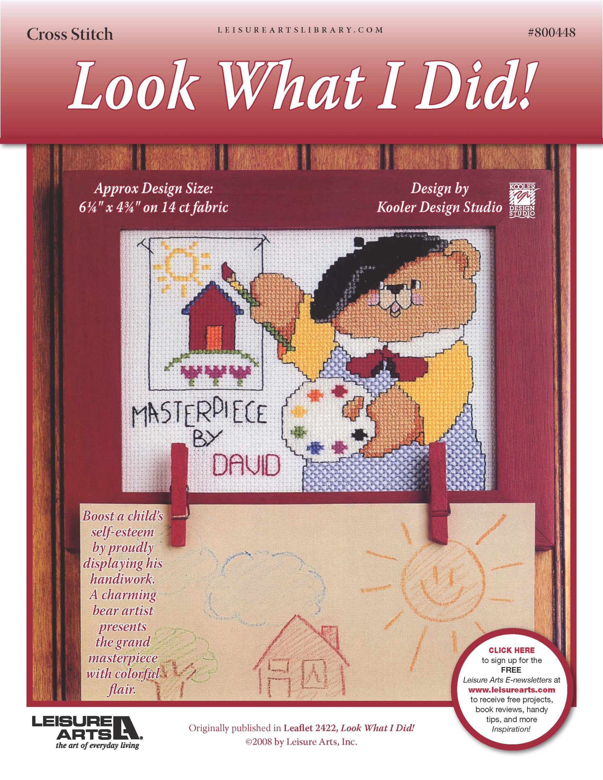 Leisure Arts Look What I Did Cross Stitch ePattern