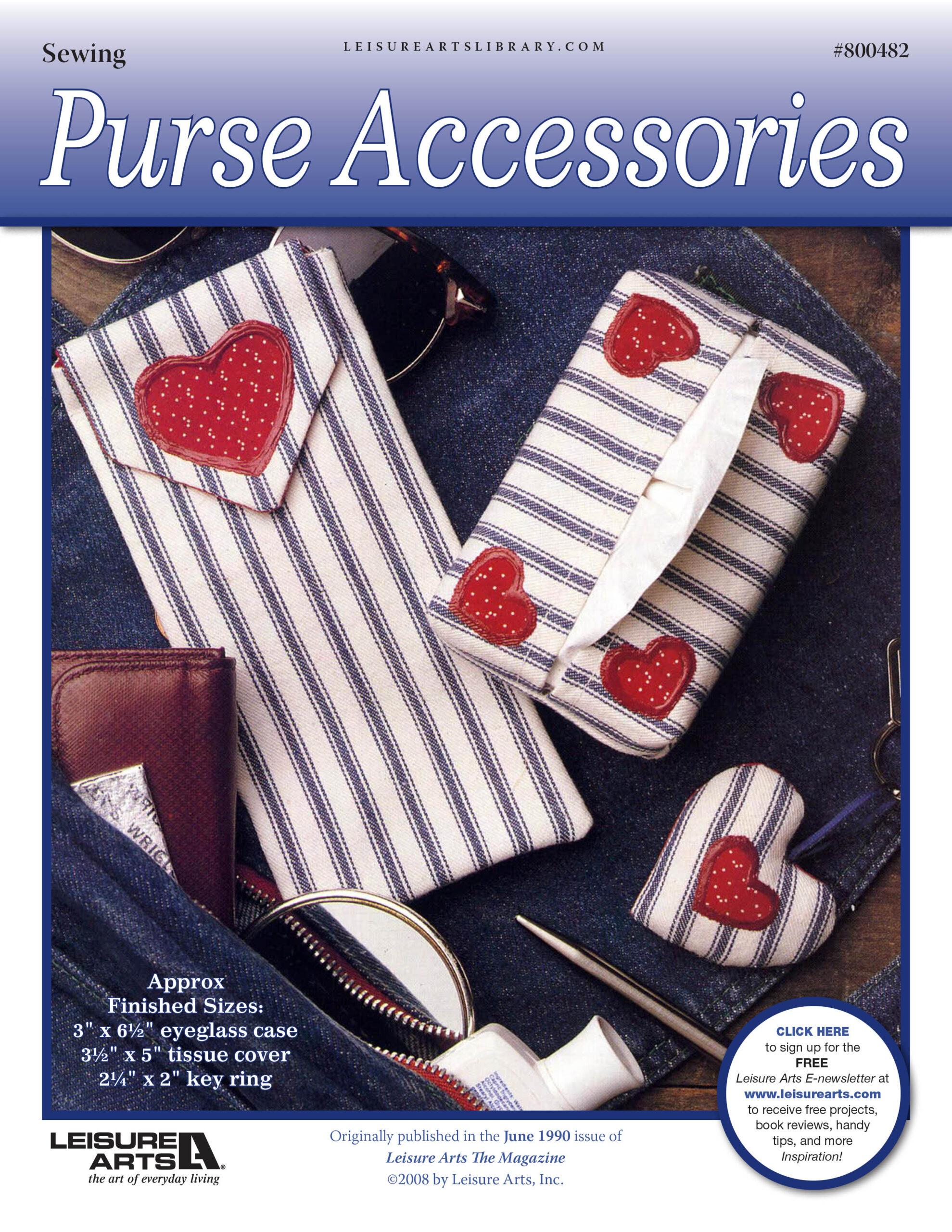 Leisure Arts Purse Accessories Sewing ePattern