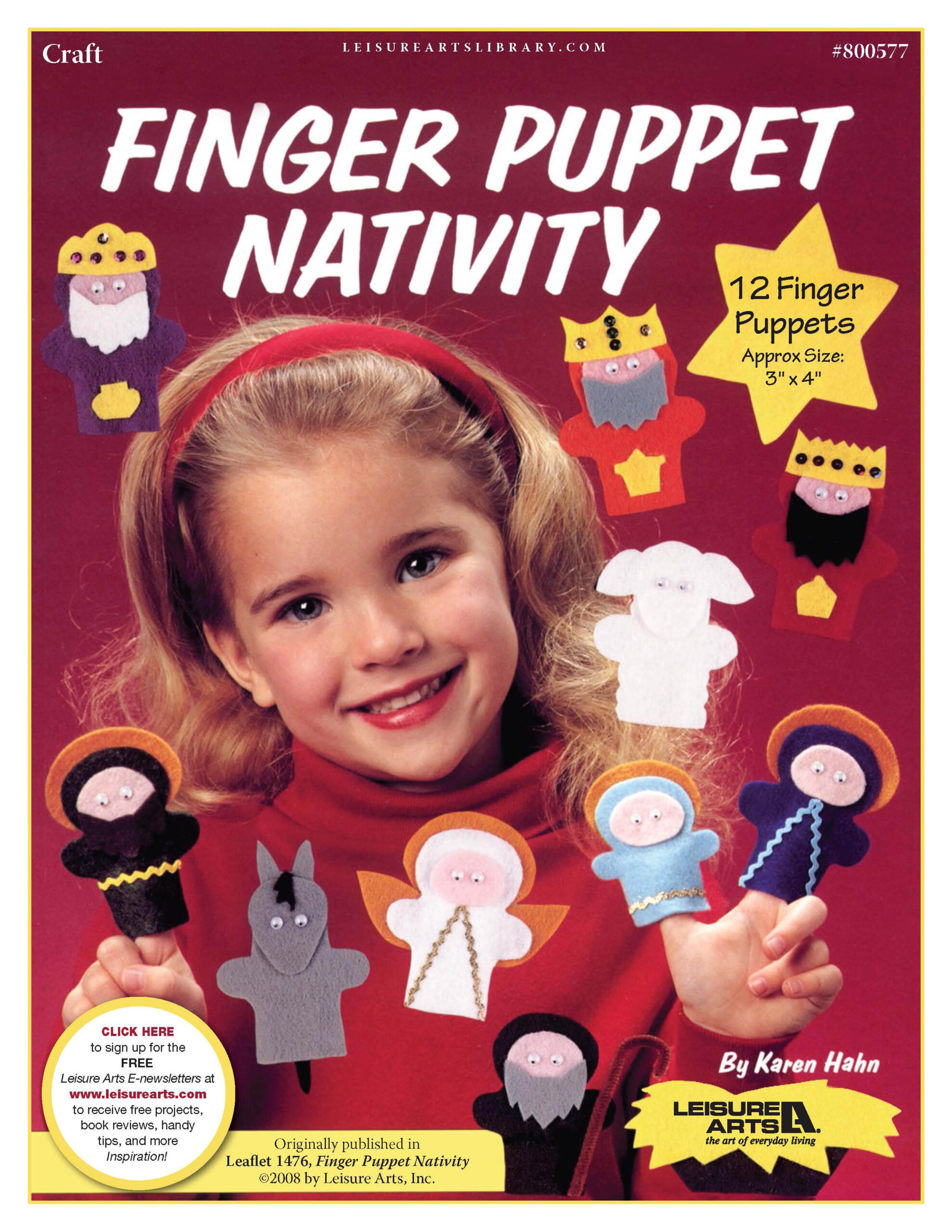 Leisure Arts Finger Puppet Nativity Craft ePattern