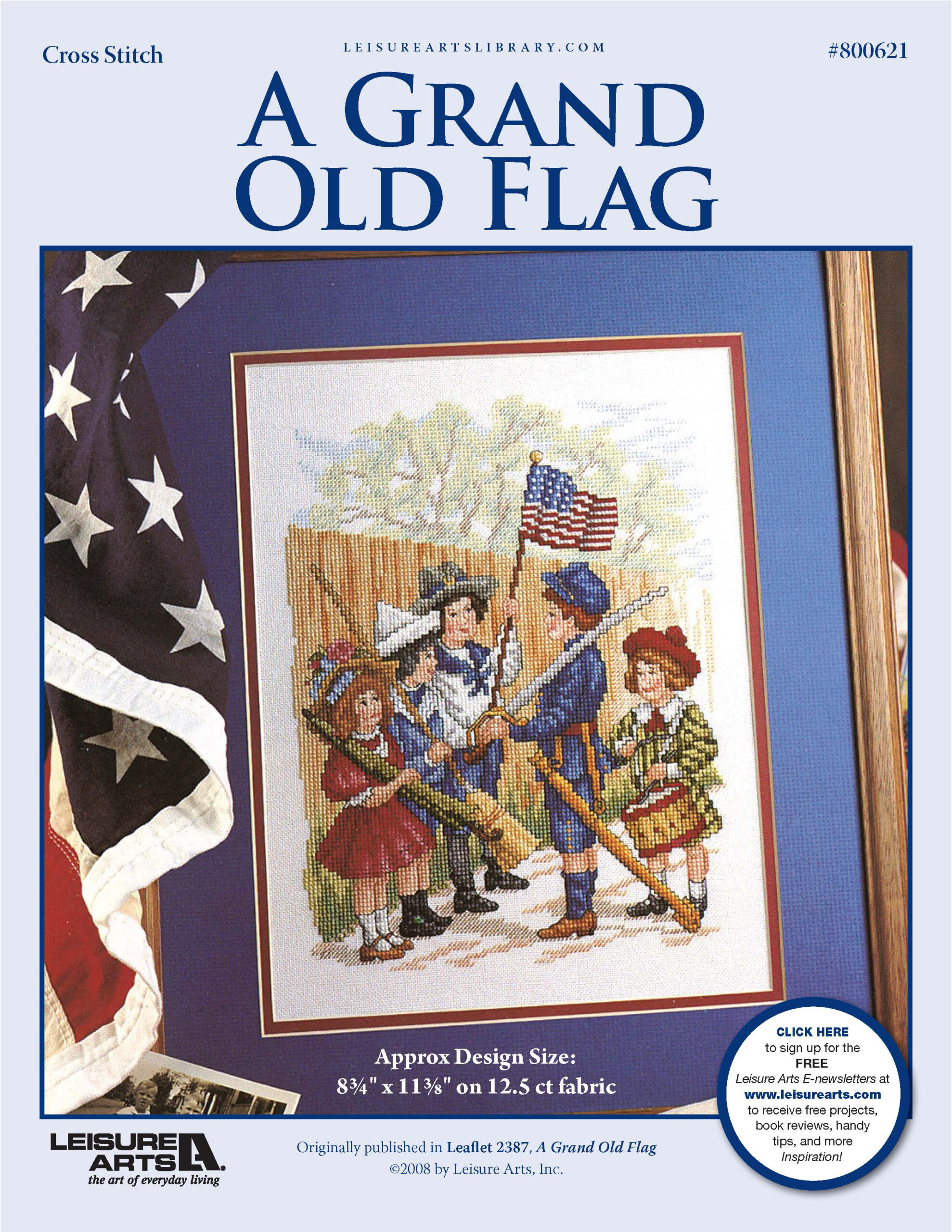 Leisure Arts A Grand Old Flag Cross Stitch ePattern
