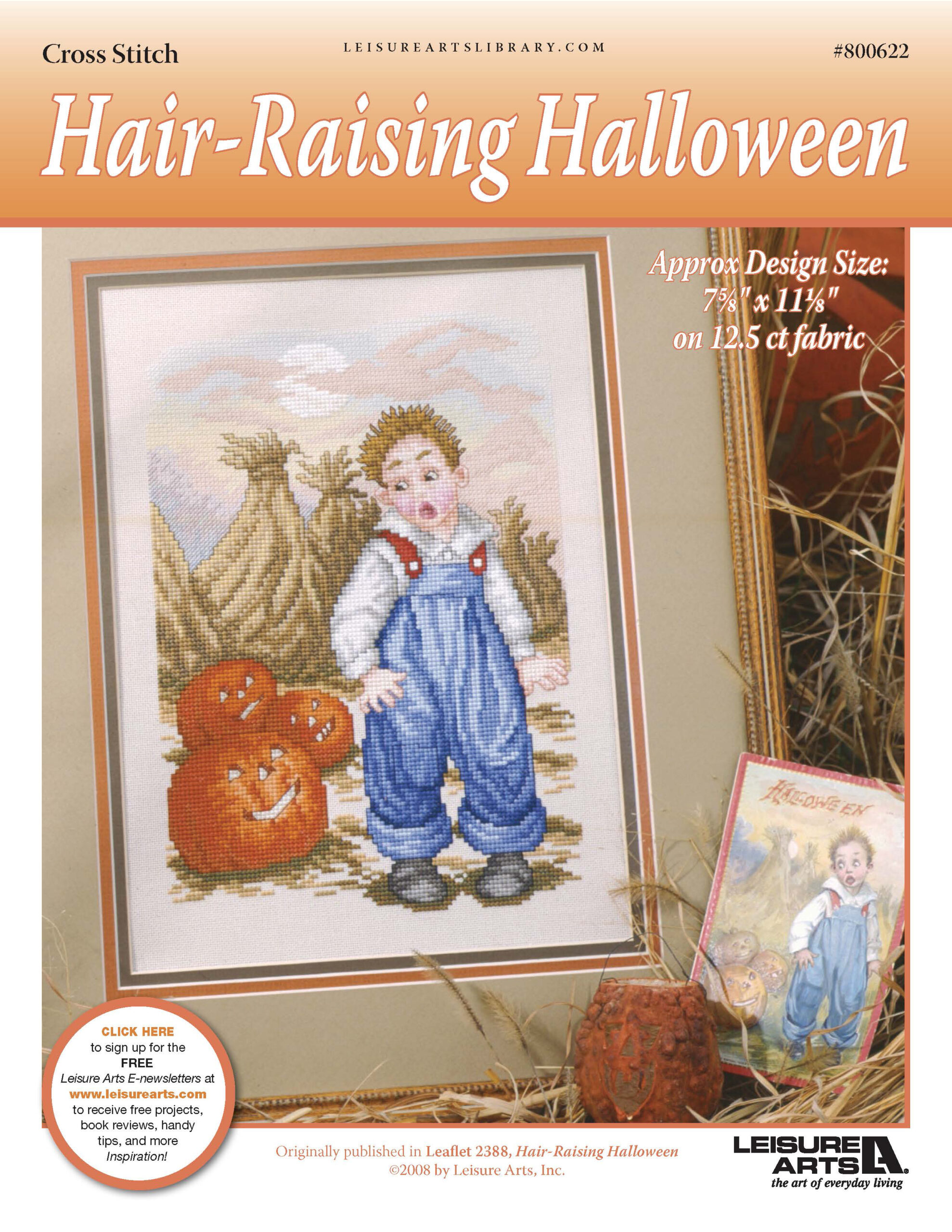 Leisure Arts HairRaising Halloween Cross Stitch ePattern
