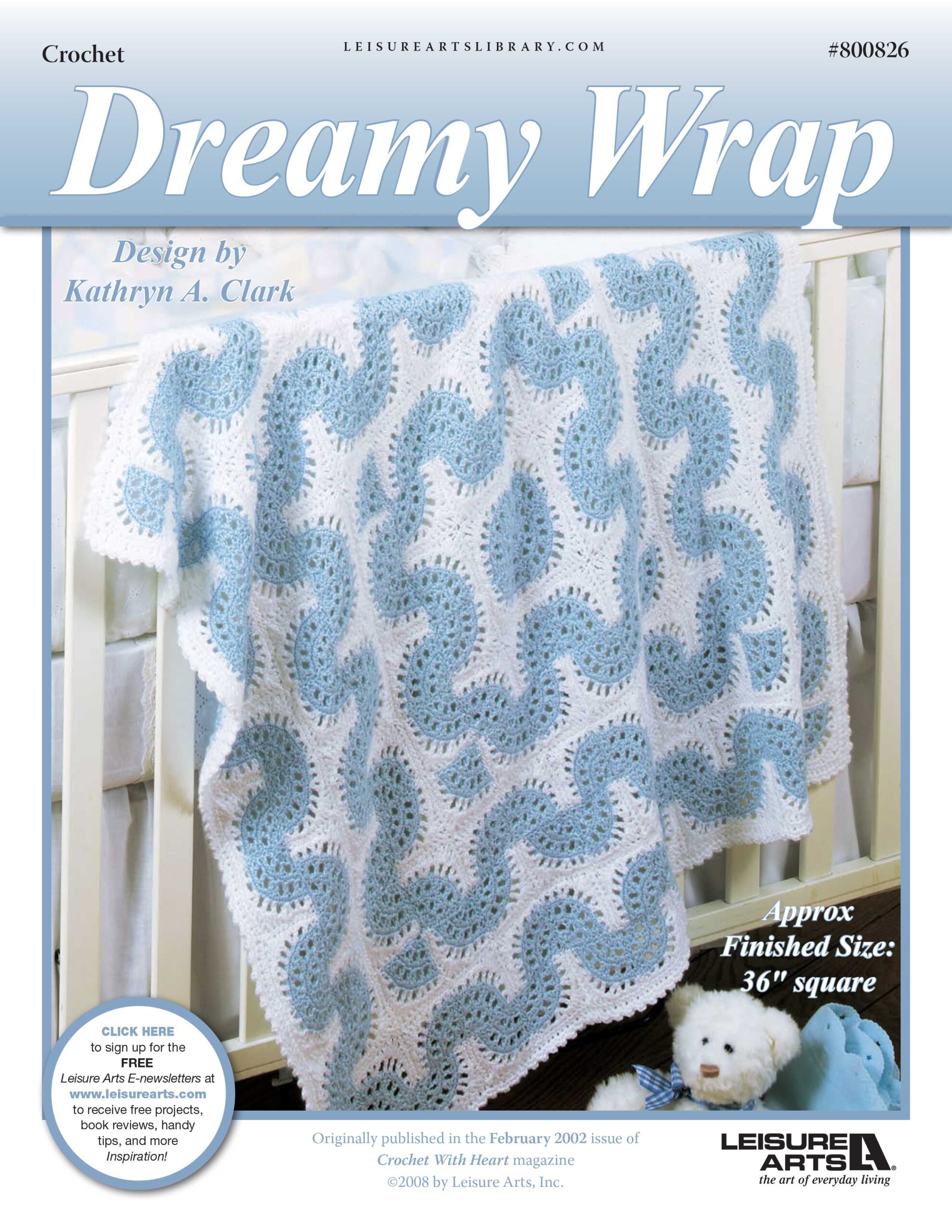 Leisure Arts Dreamy Wrap Crochet ePattern