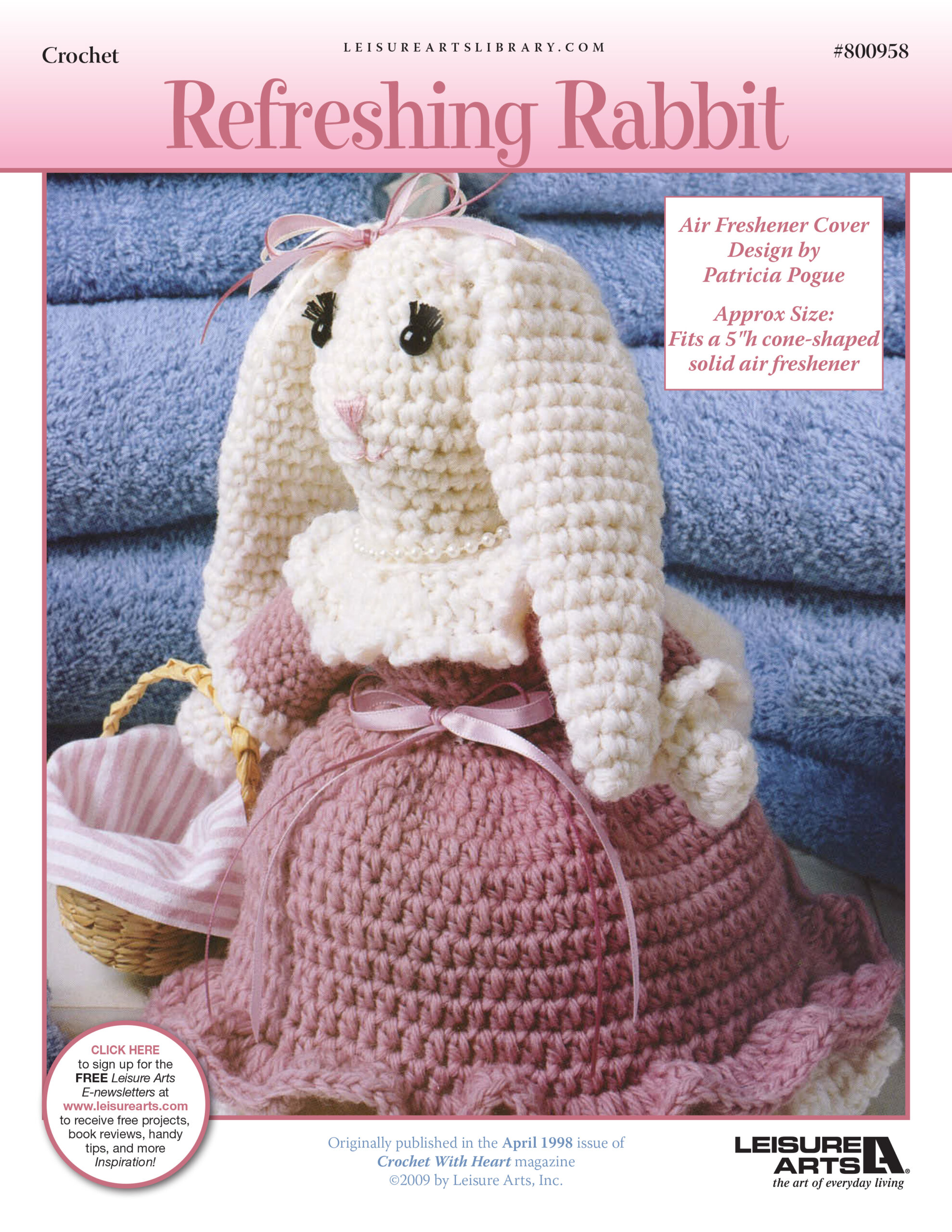 Leisure Arts Refreshing Rabbit Crochet ePattern