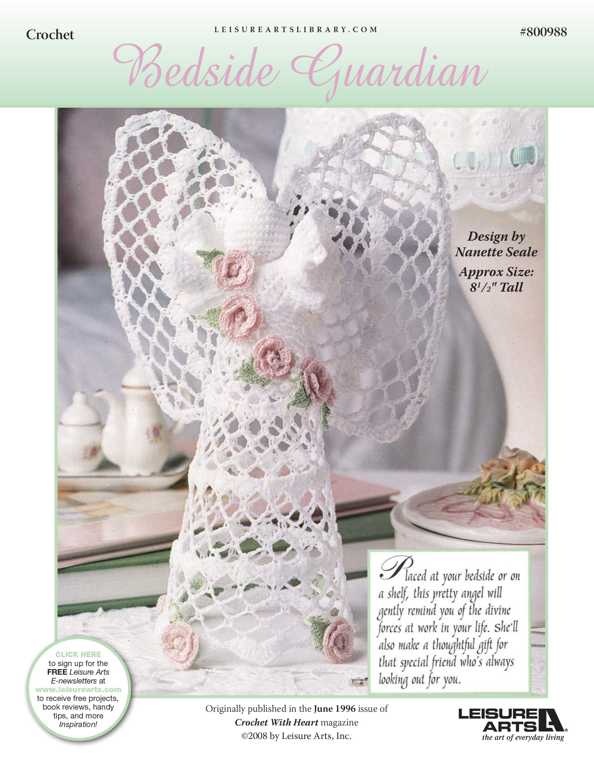 Leisure Arts Bedside Guardian Crochet ePattern
