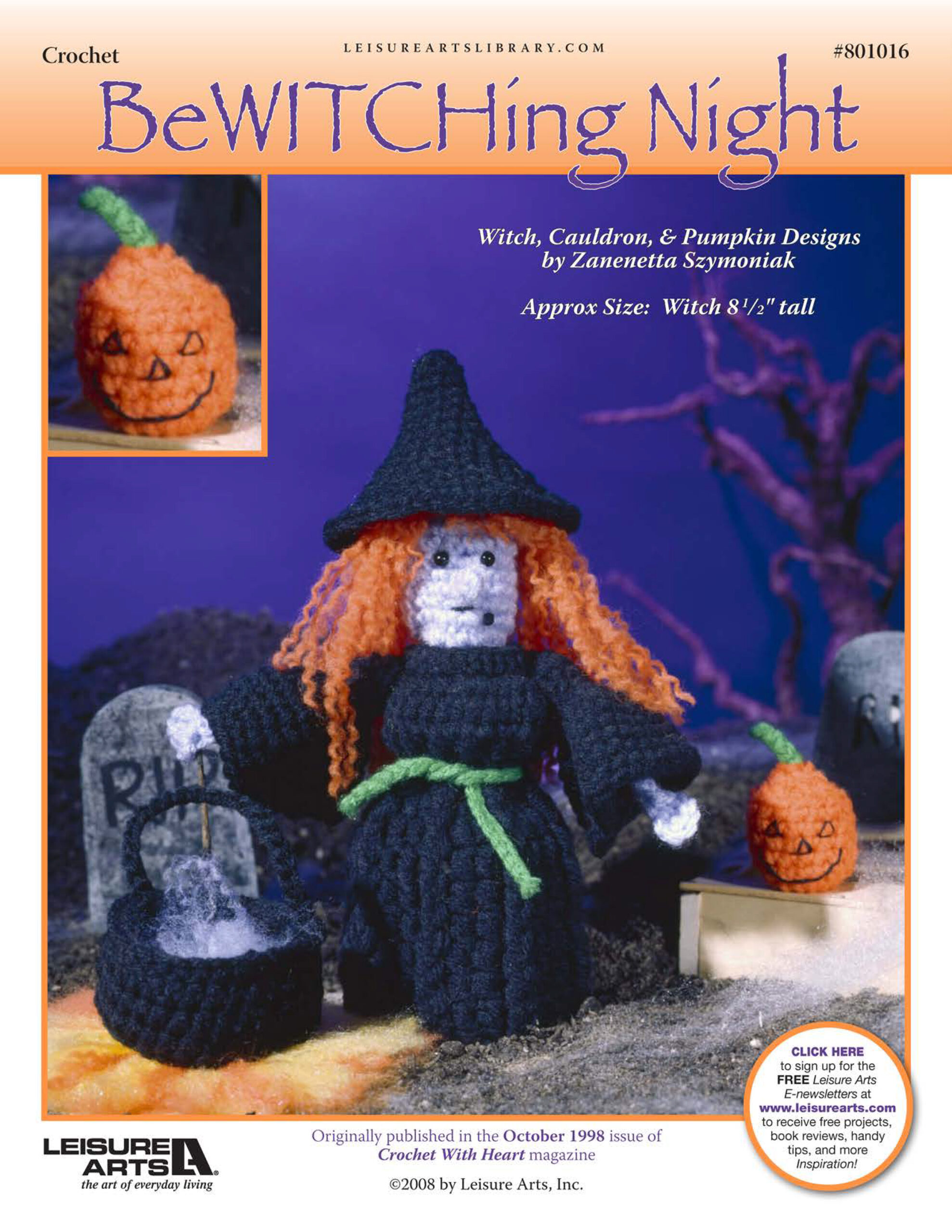Leisure Arts Bewitching Night Doll Crochet ePattern